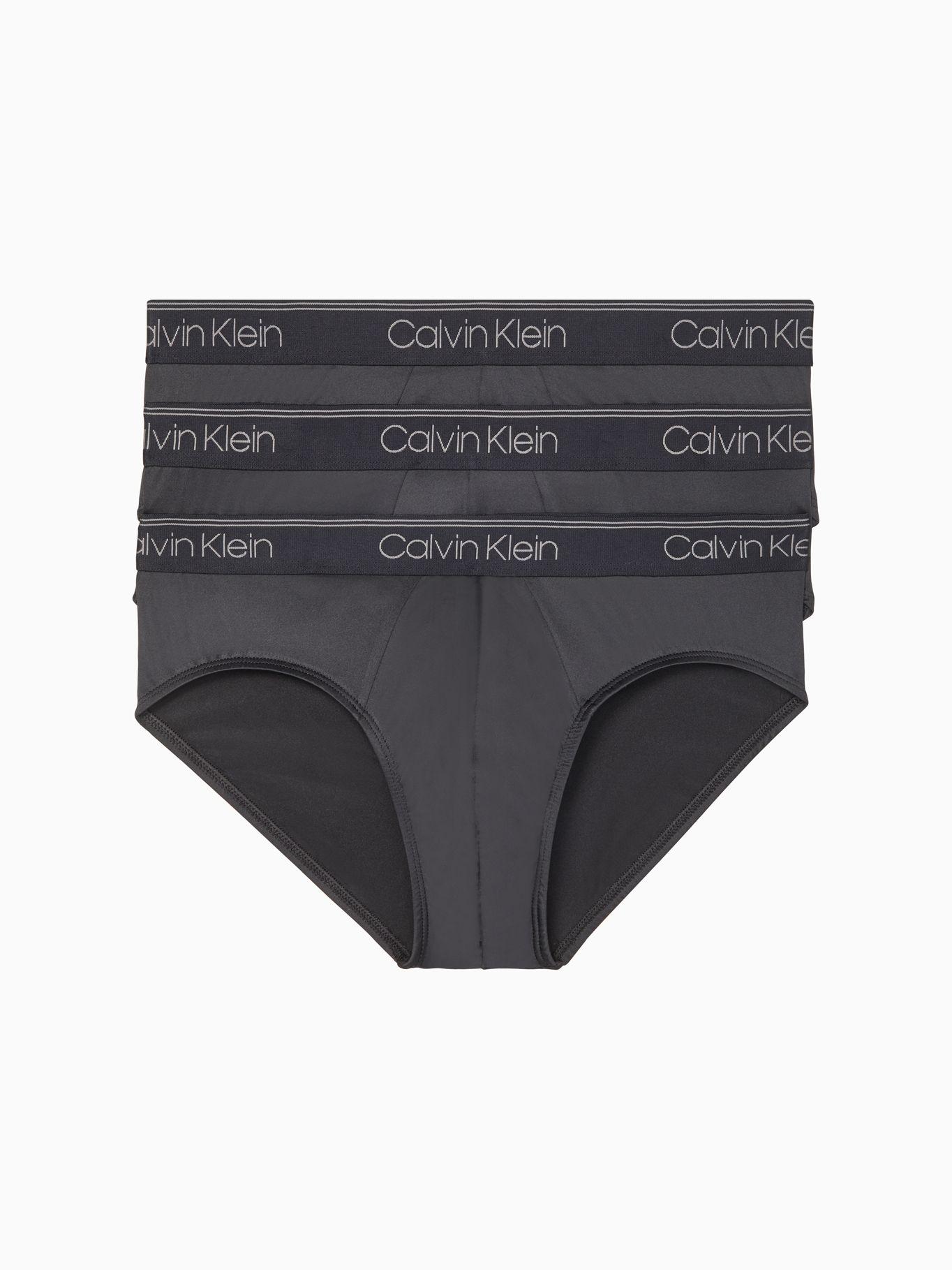 Pack 3 Slips Micro Stretch Negro Calvin Klein-0