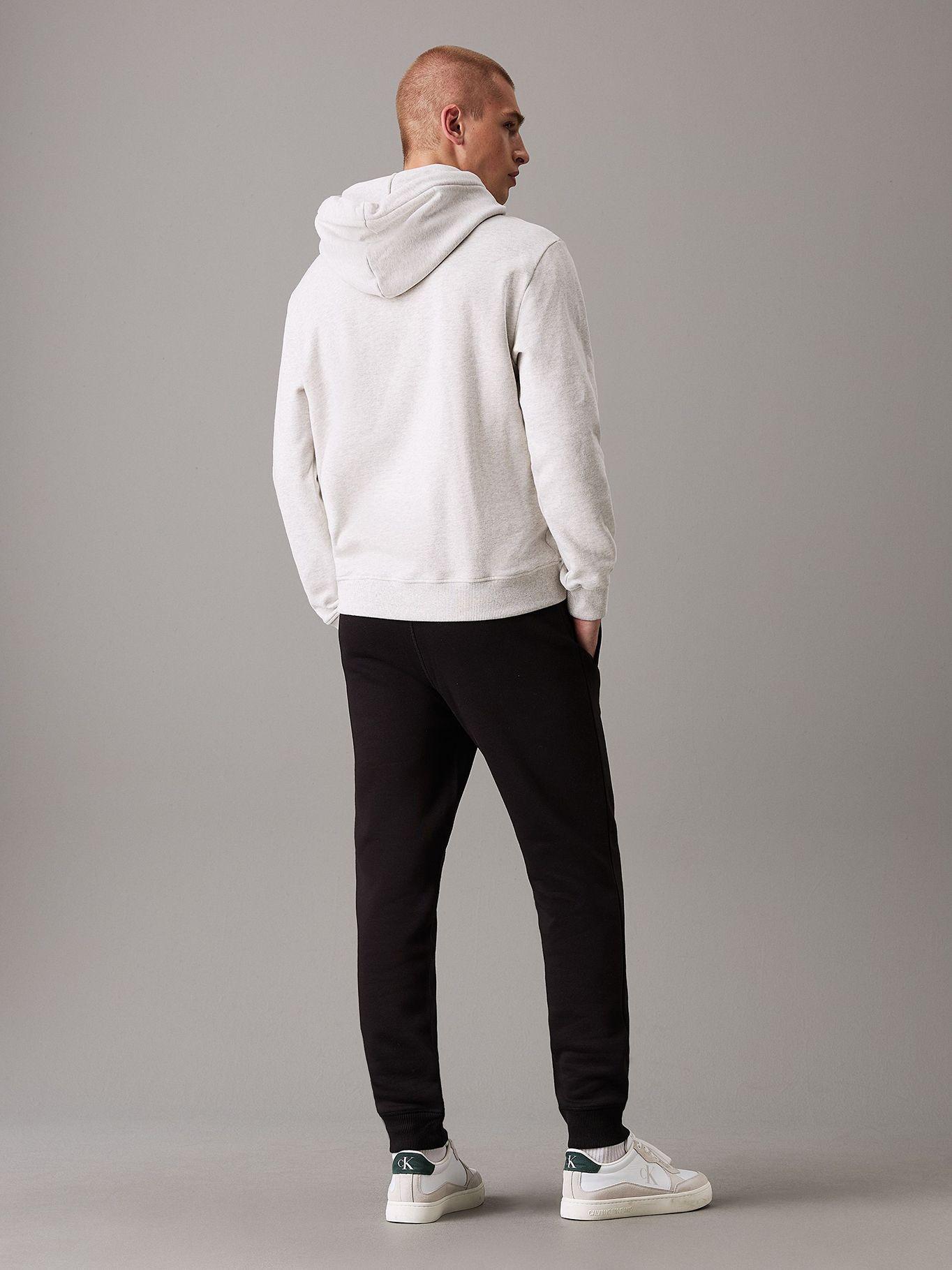Pantalón chándal de felpa monograma Negro Calvin Klein-2