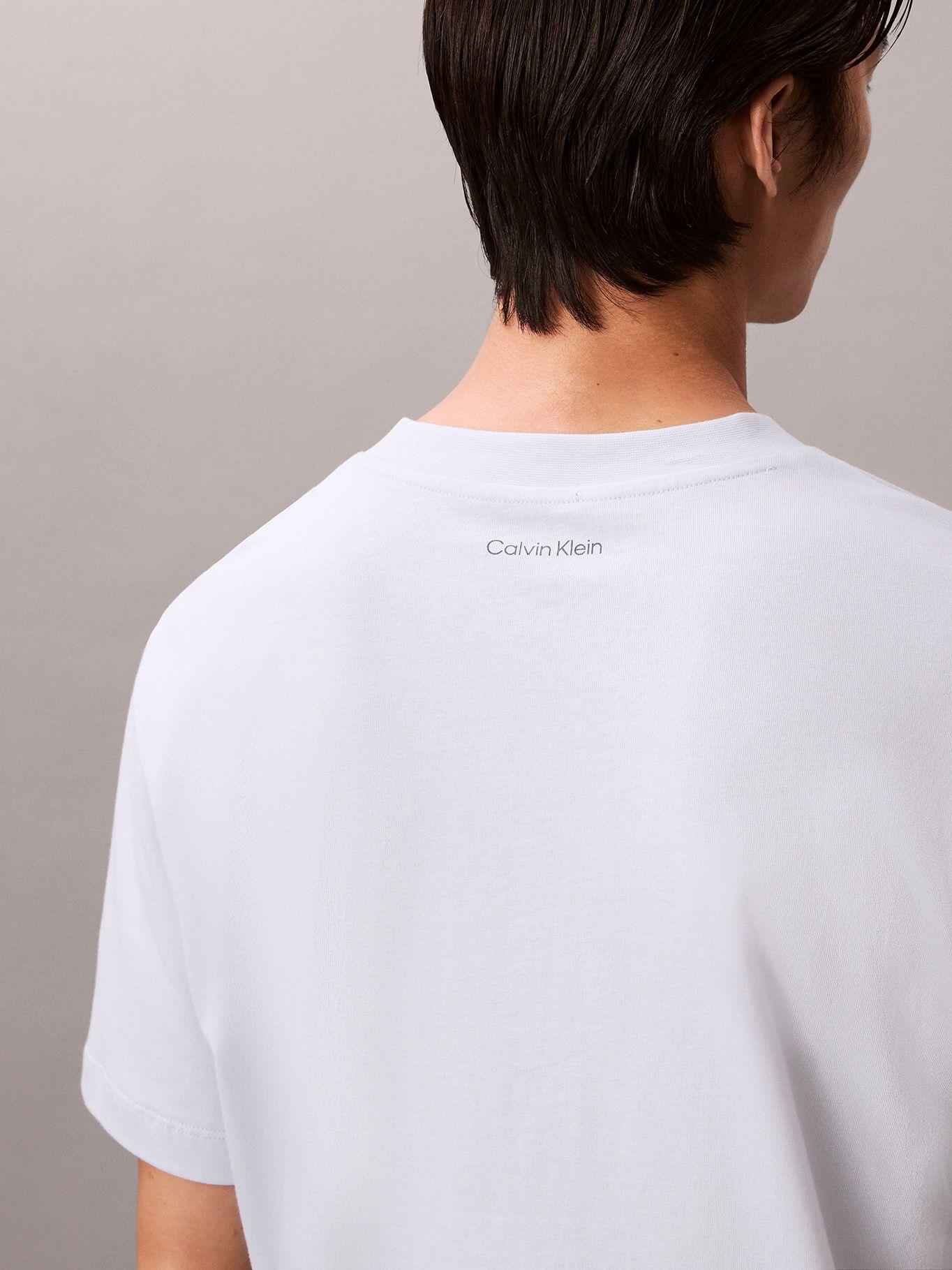 Polera De Logo Gráfico Celeste Calvin Klein-5