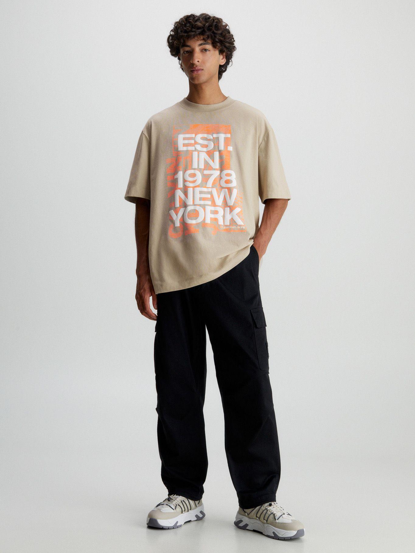 Polera Multi Connected Beige Calvin Klein-1