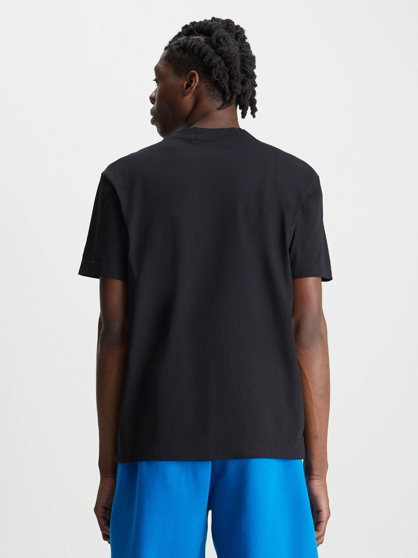Camiseta holgada con logo con cuello Negro Calvin Klein-2