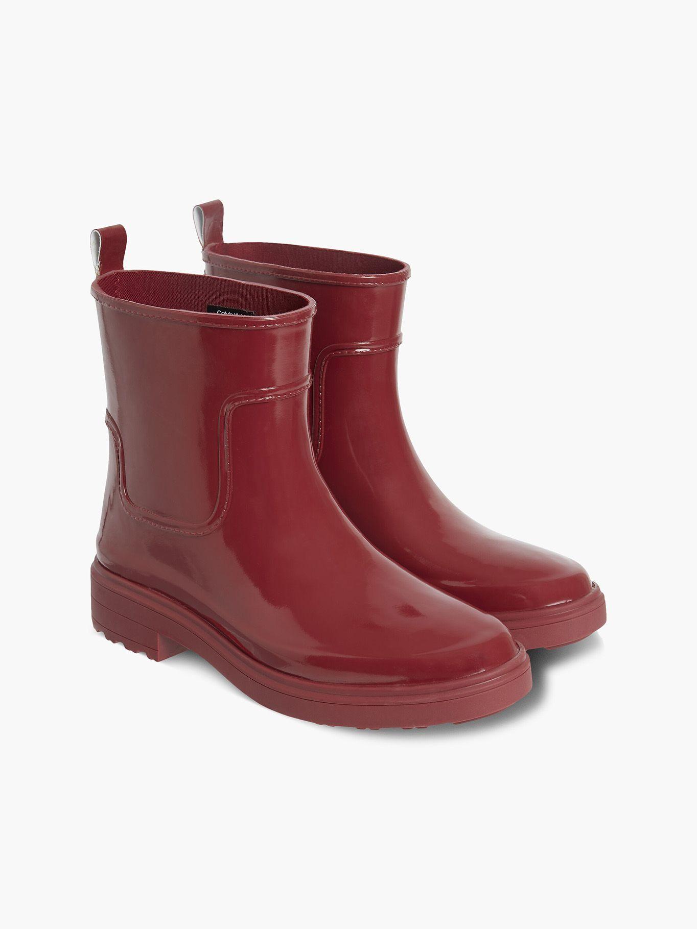 Botas Rain Rojo Calvin Klein-0