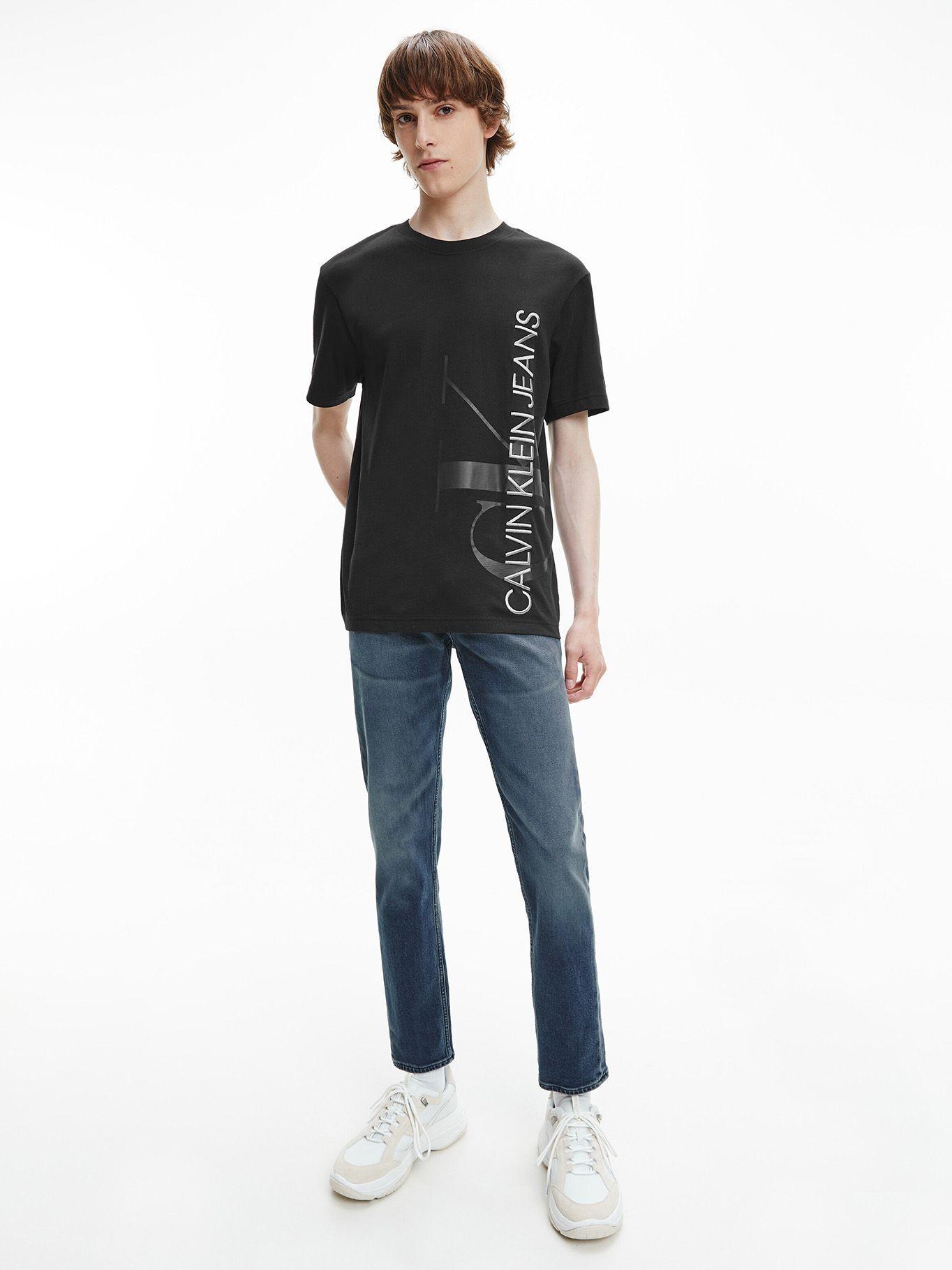 Polera Vertical Negro Calvin Klein-1