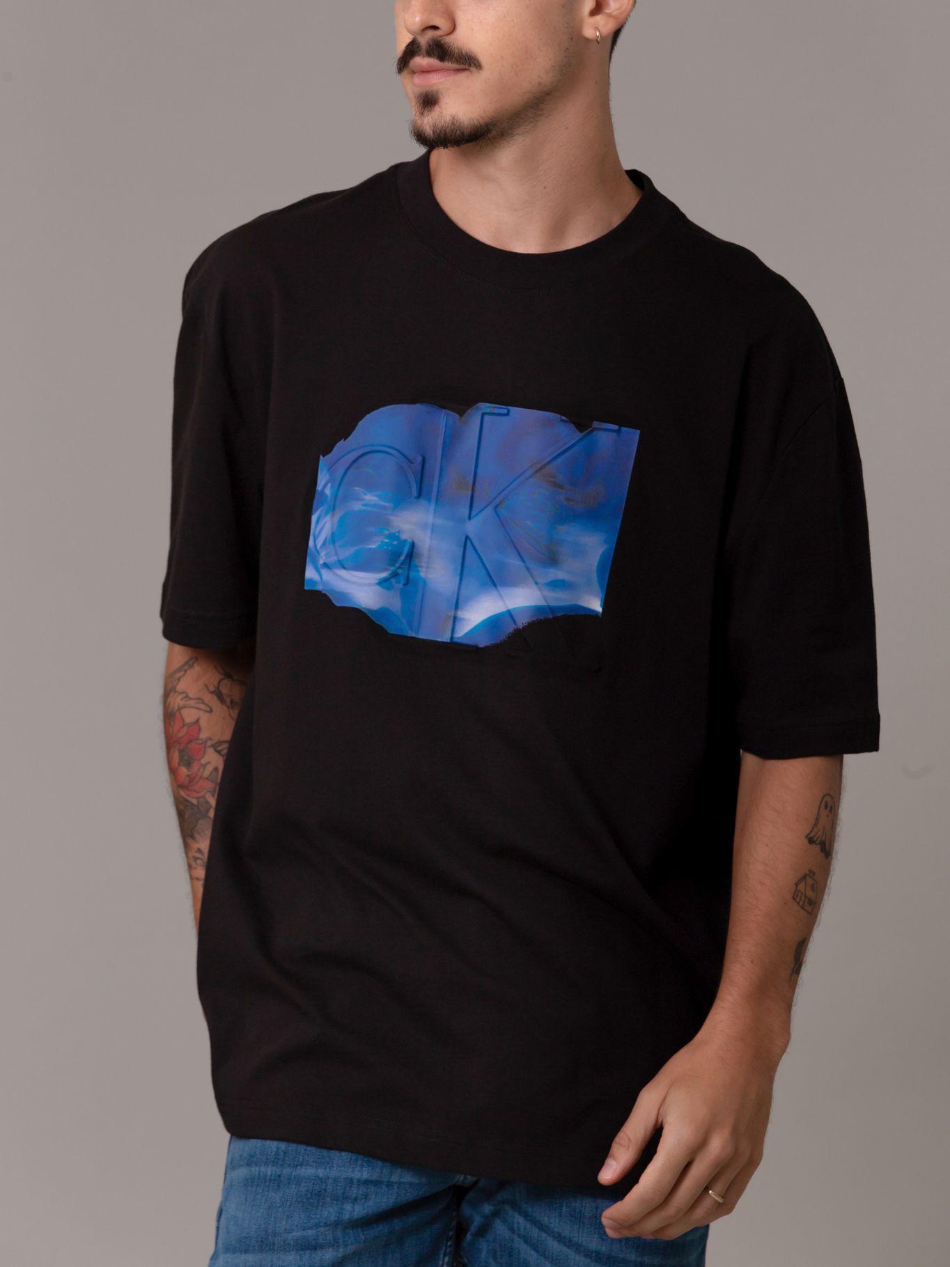 Polera Euphoric Floral Negro Calvin Klein-0