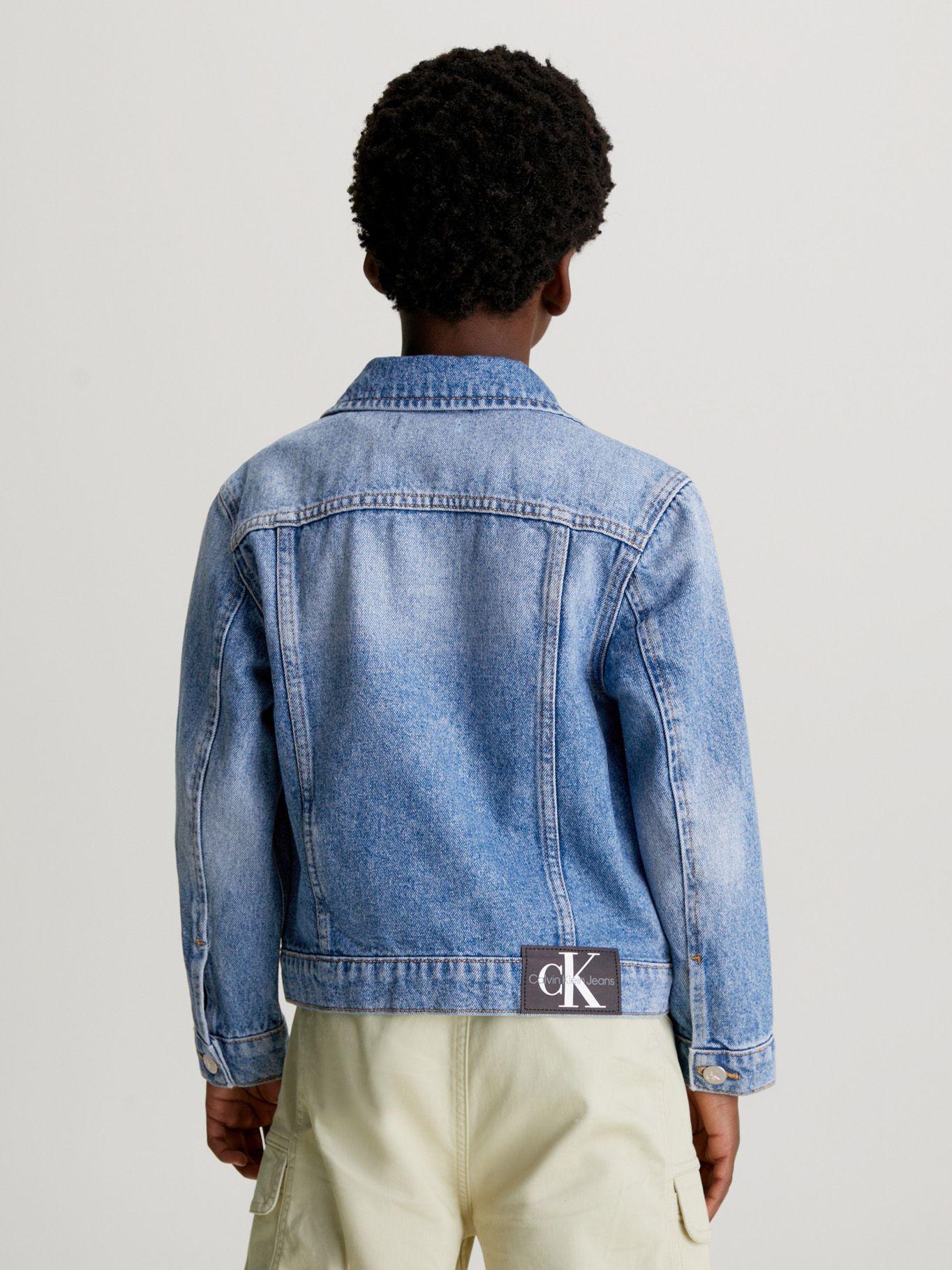 Chaqueta Niño Iconic Mid Blue Azul Calvin Klein-2