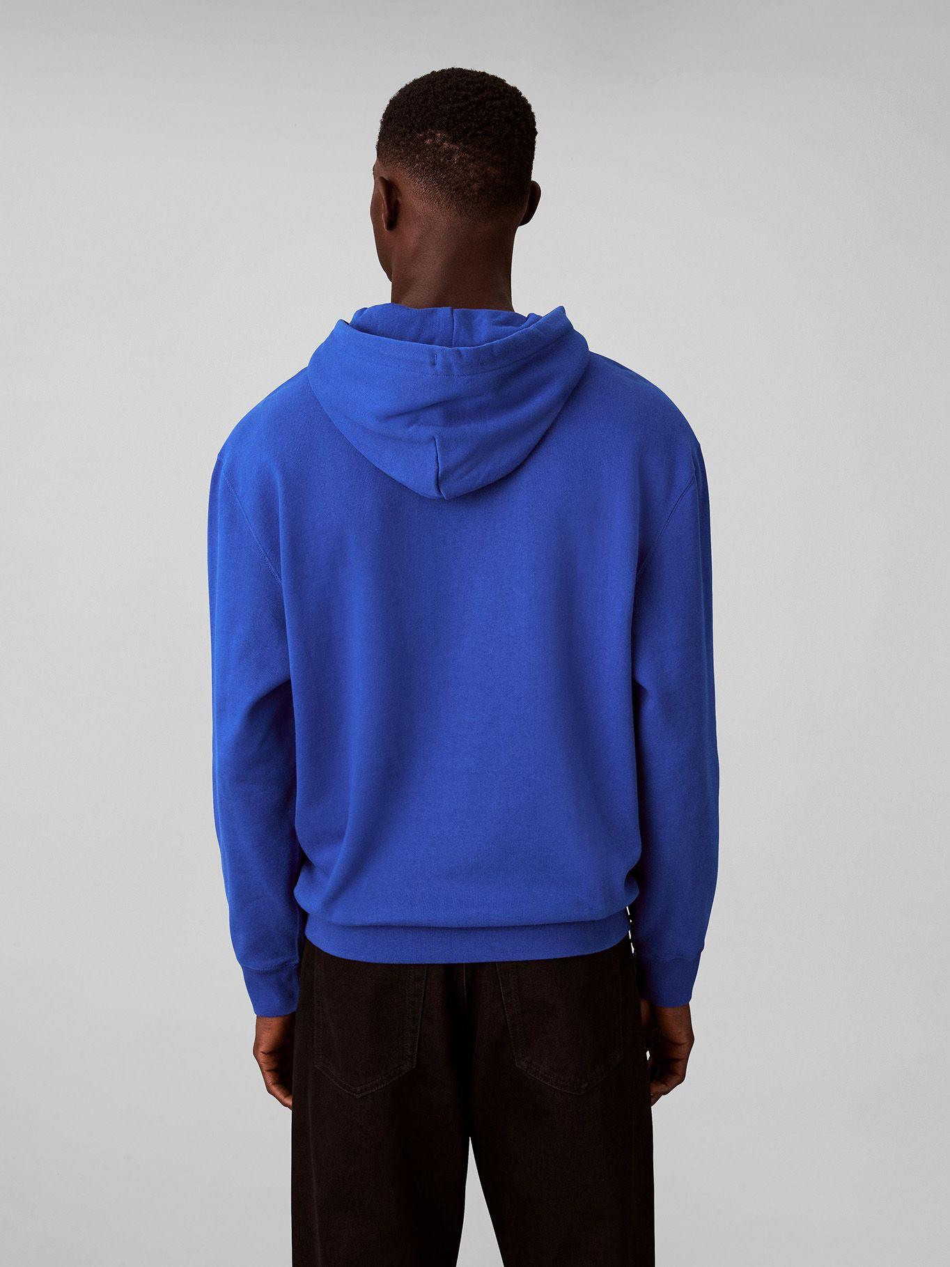 Polerón Terry con Monologo Bordado Azul Calvin Klein-2