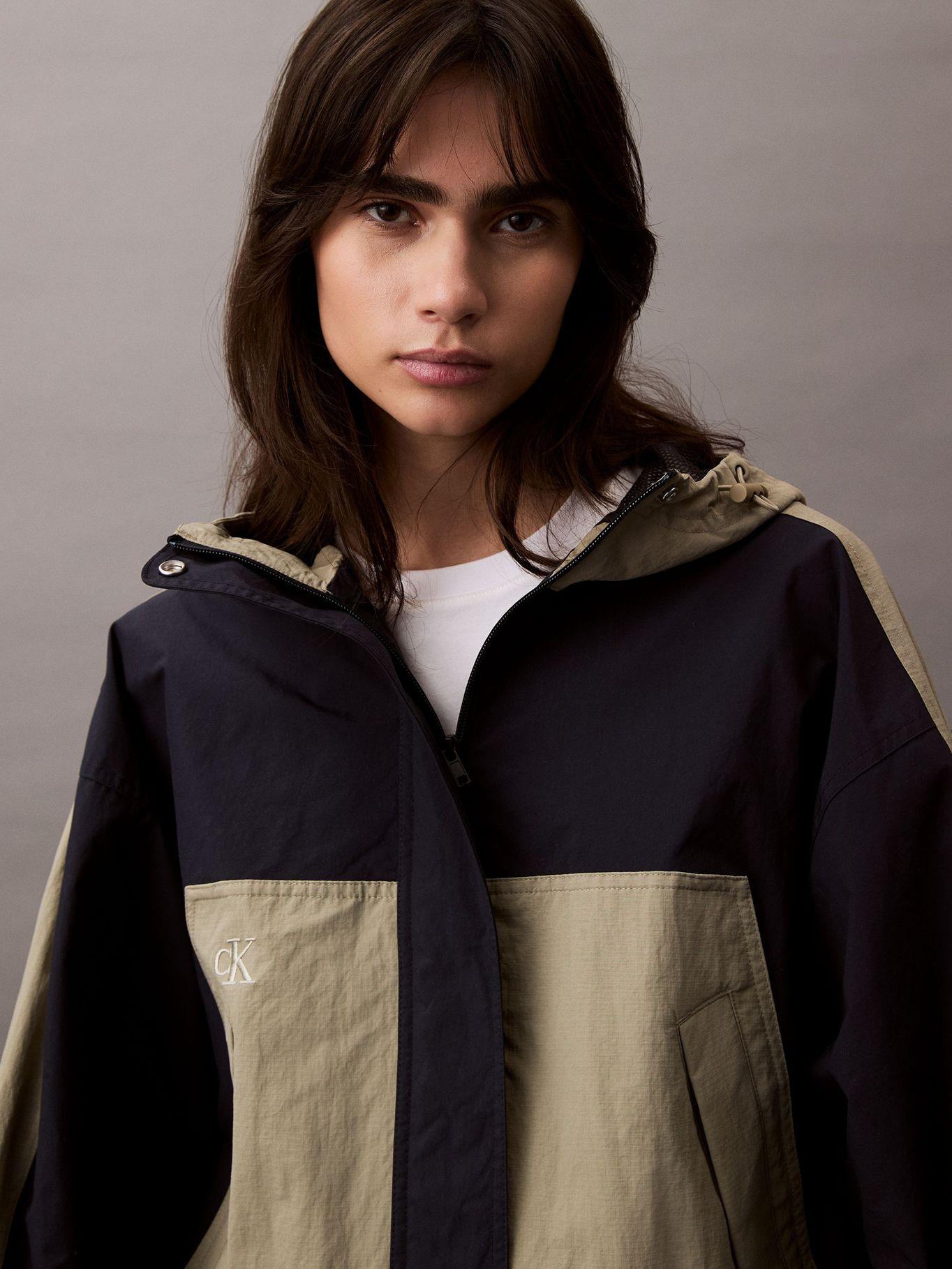 Chaqueta de Dos Tonos de Ripstop Azul Calvin Klein-3