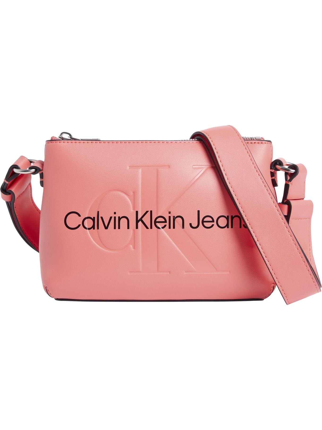 Bandolera Sculpted Camera Rosado Calvin Klein-0