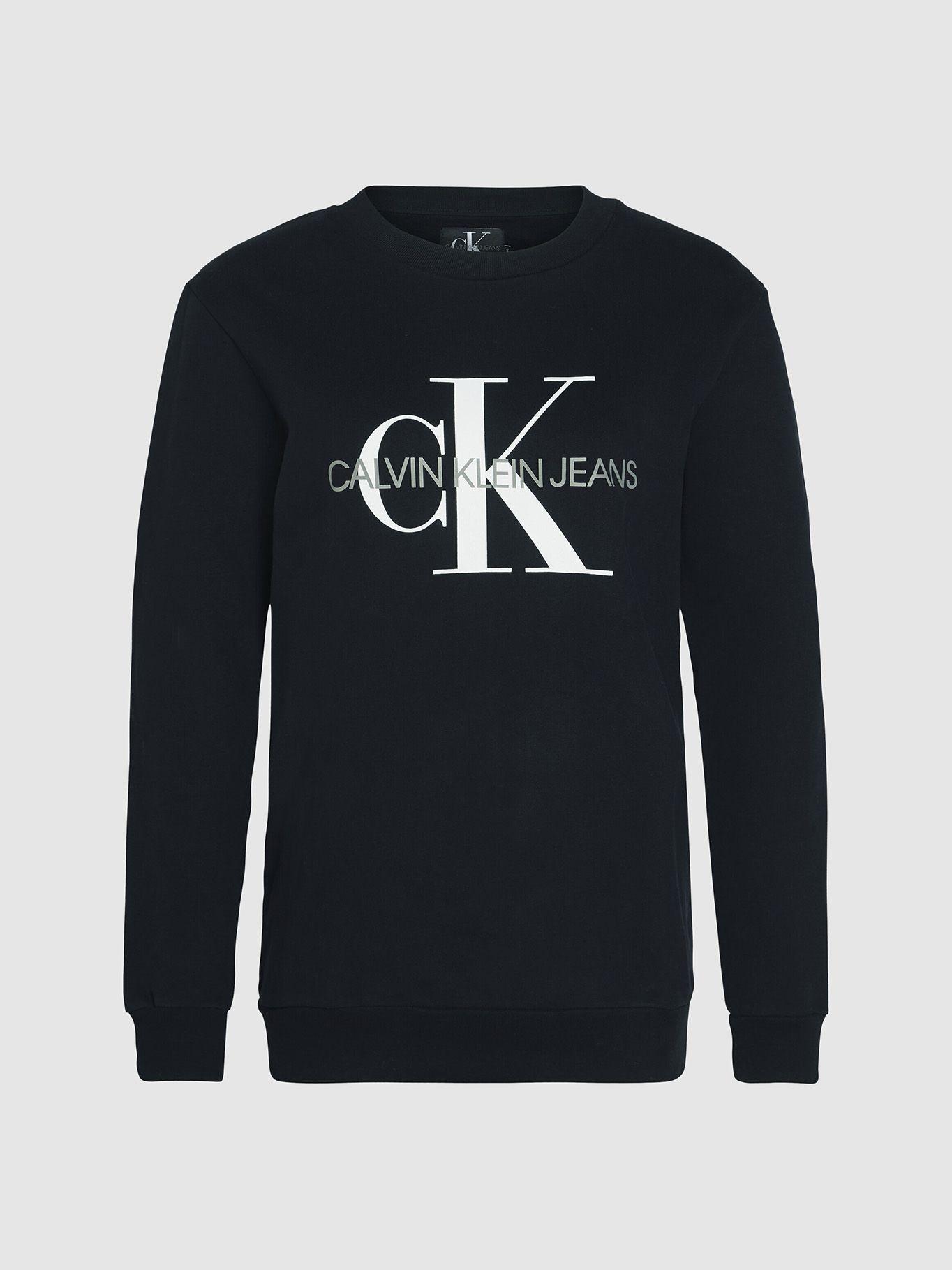Polerón Core Monogram Negro Calvin Klein-4