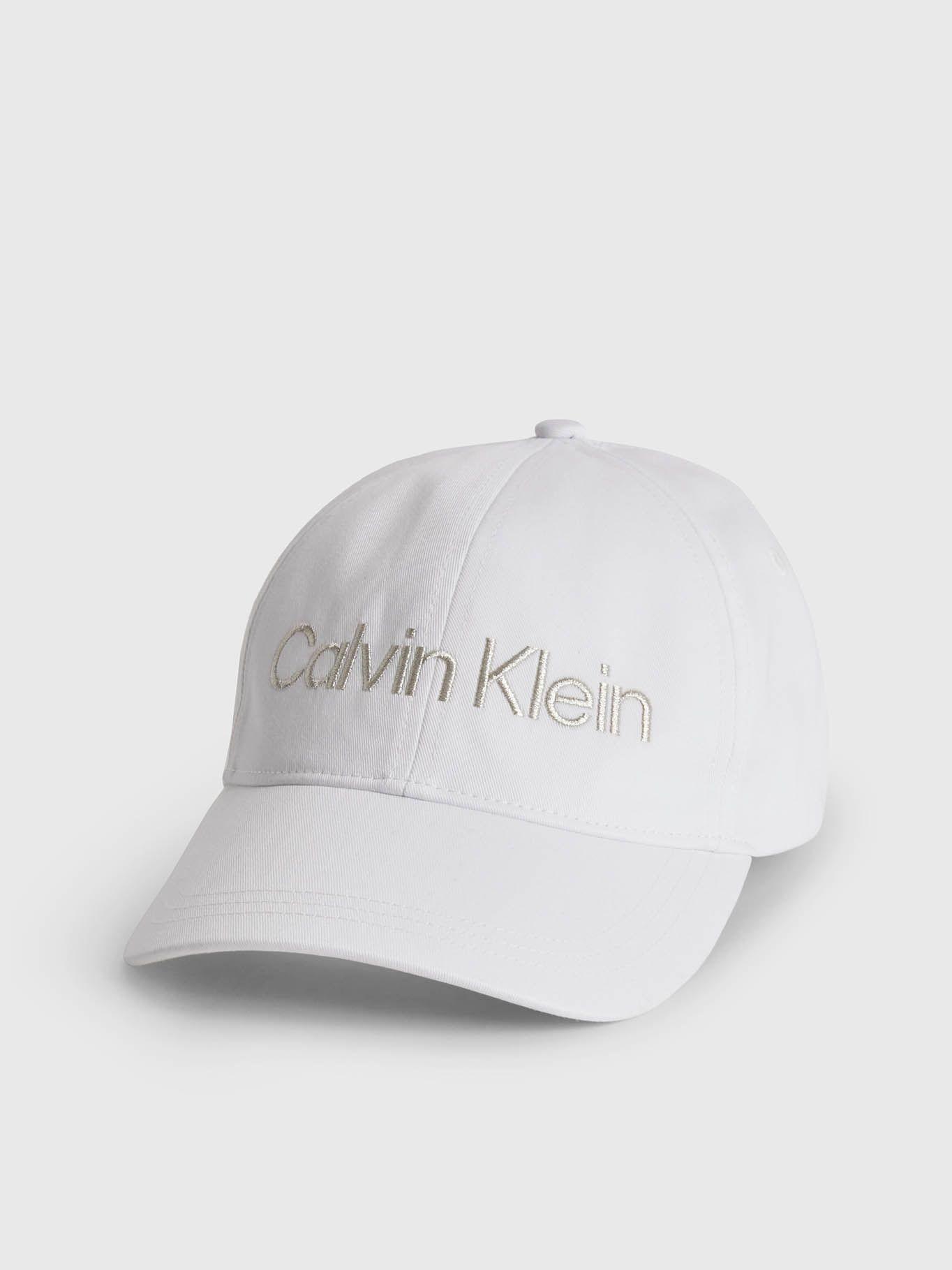 Gorra de algodón orgánico Blanco Calvin Klein K60K610613-YAF-0