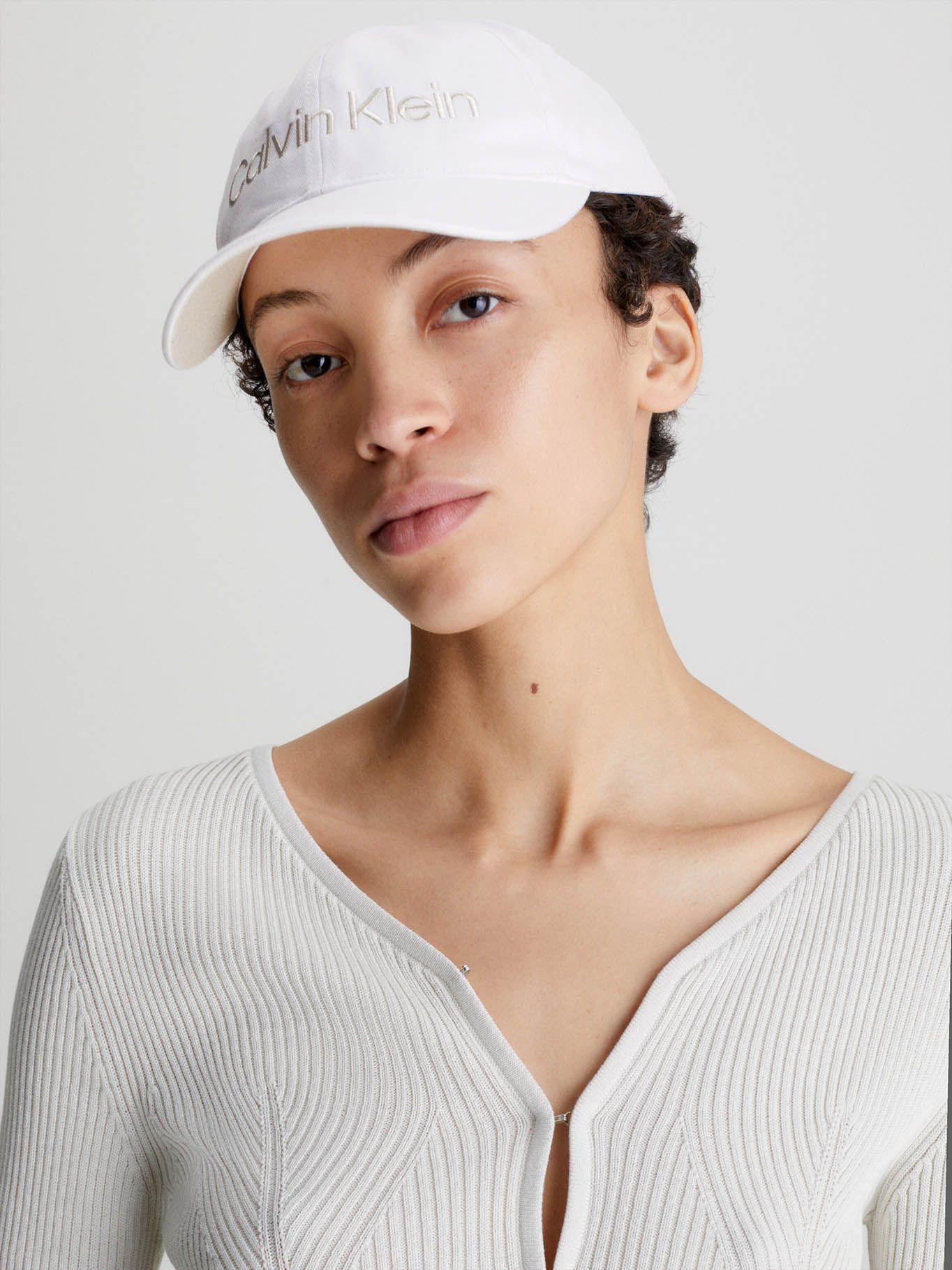 Gorra de algodón orgánico Blanco Calvin Klein K60K610613-YAF-2