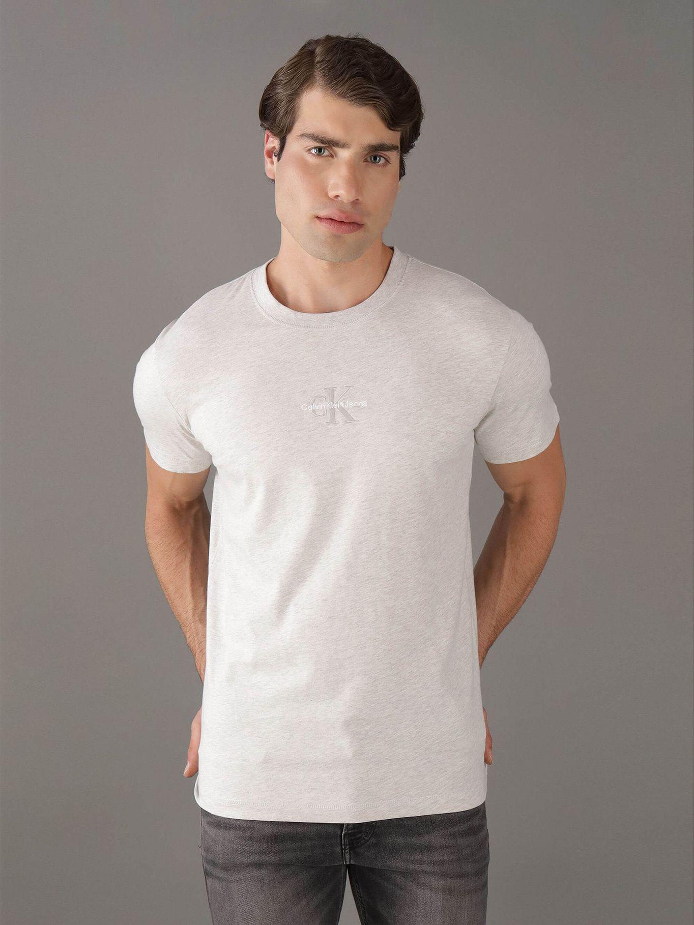 Polera Monologo Gris 6G Calvin Klein-0