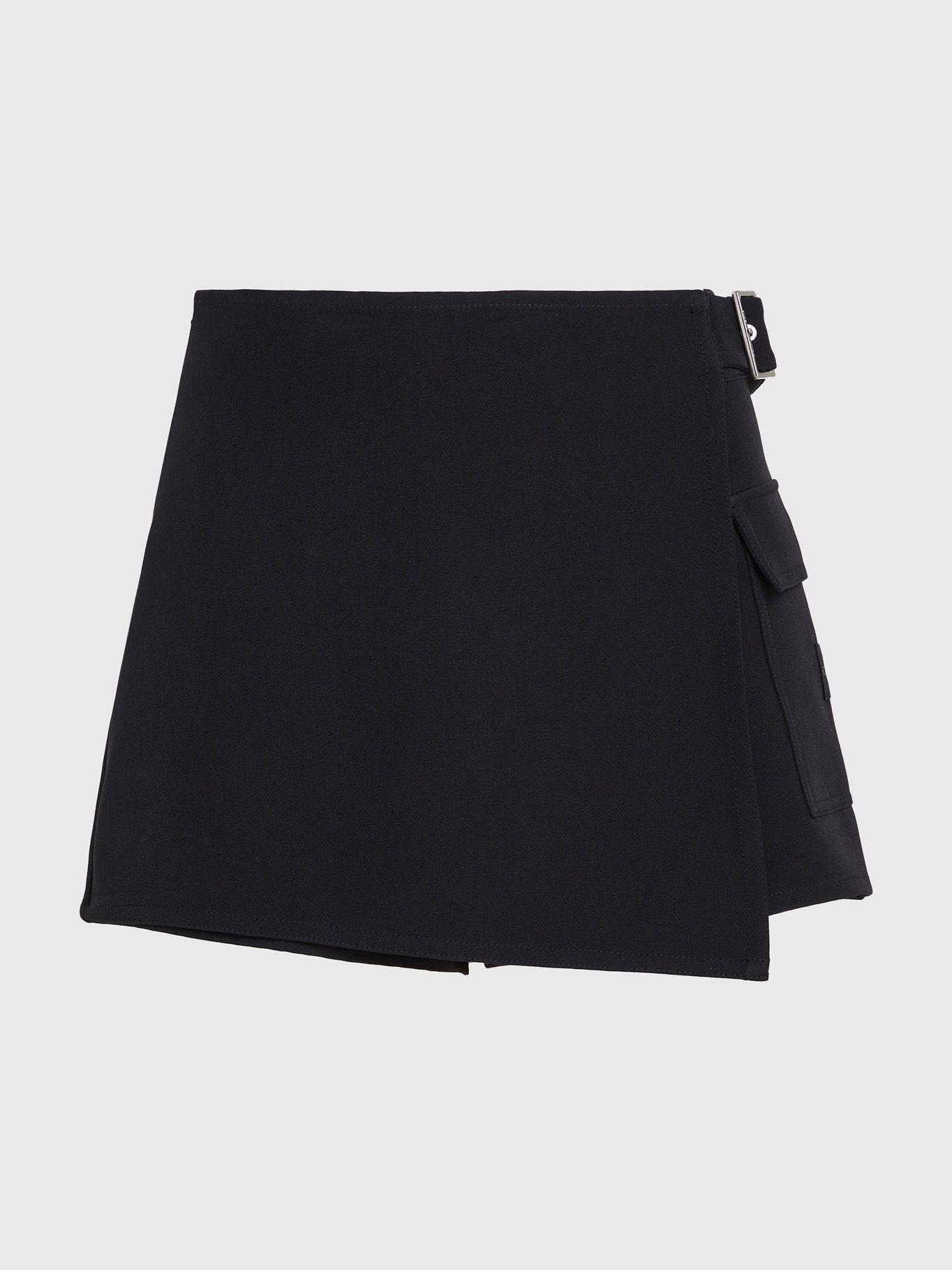 Falda Short Buckle Negro Calvin Klein-4