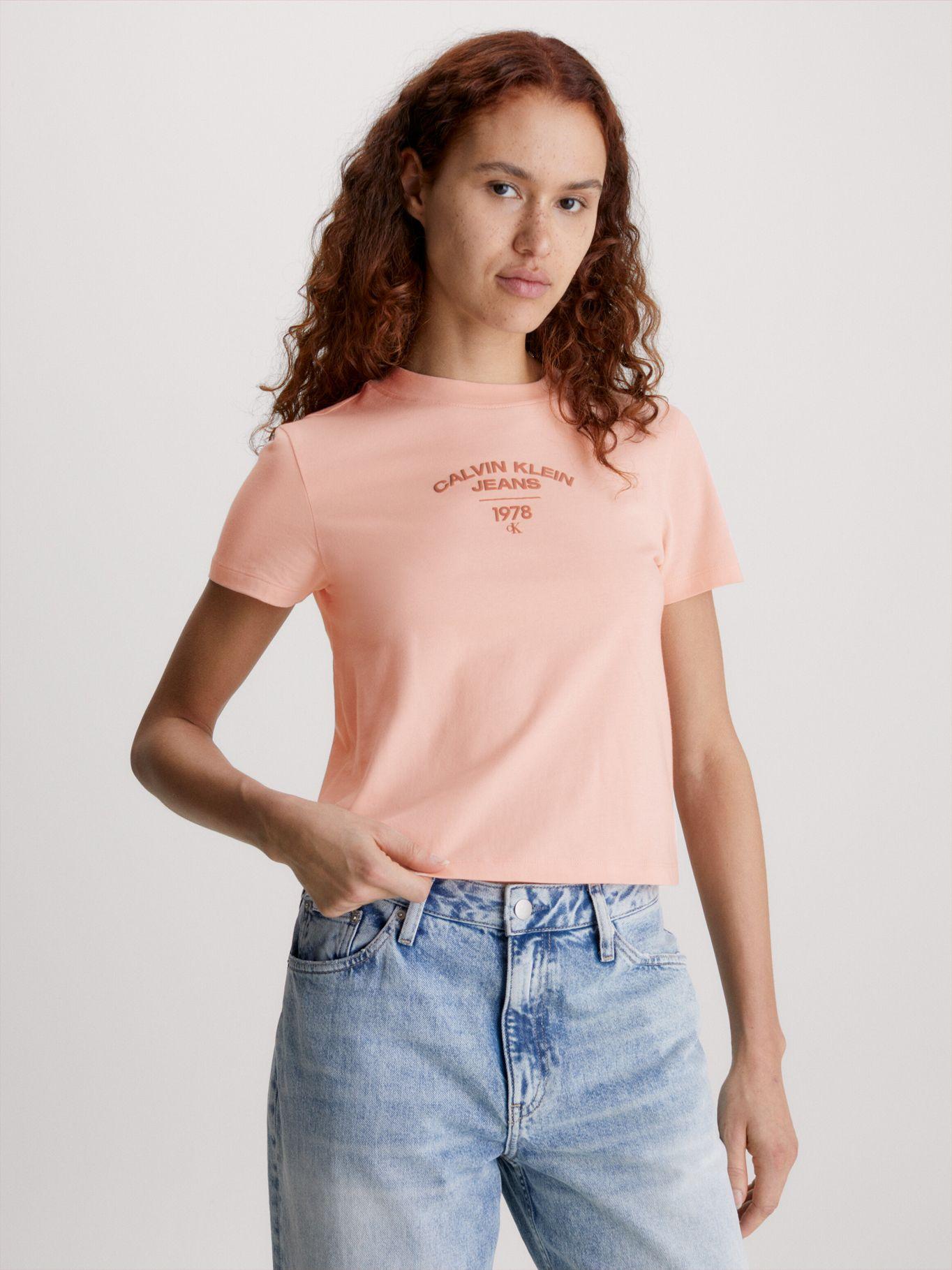 Polera Varsitys Baby Rosado Calvin Klein-0