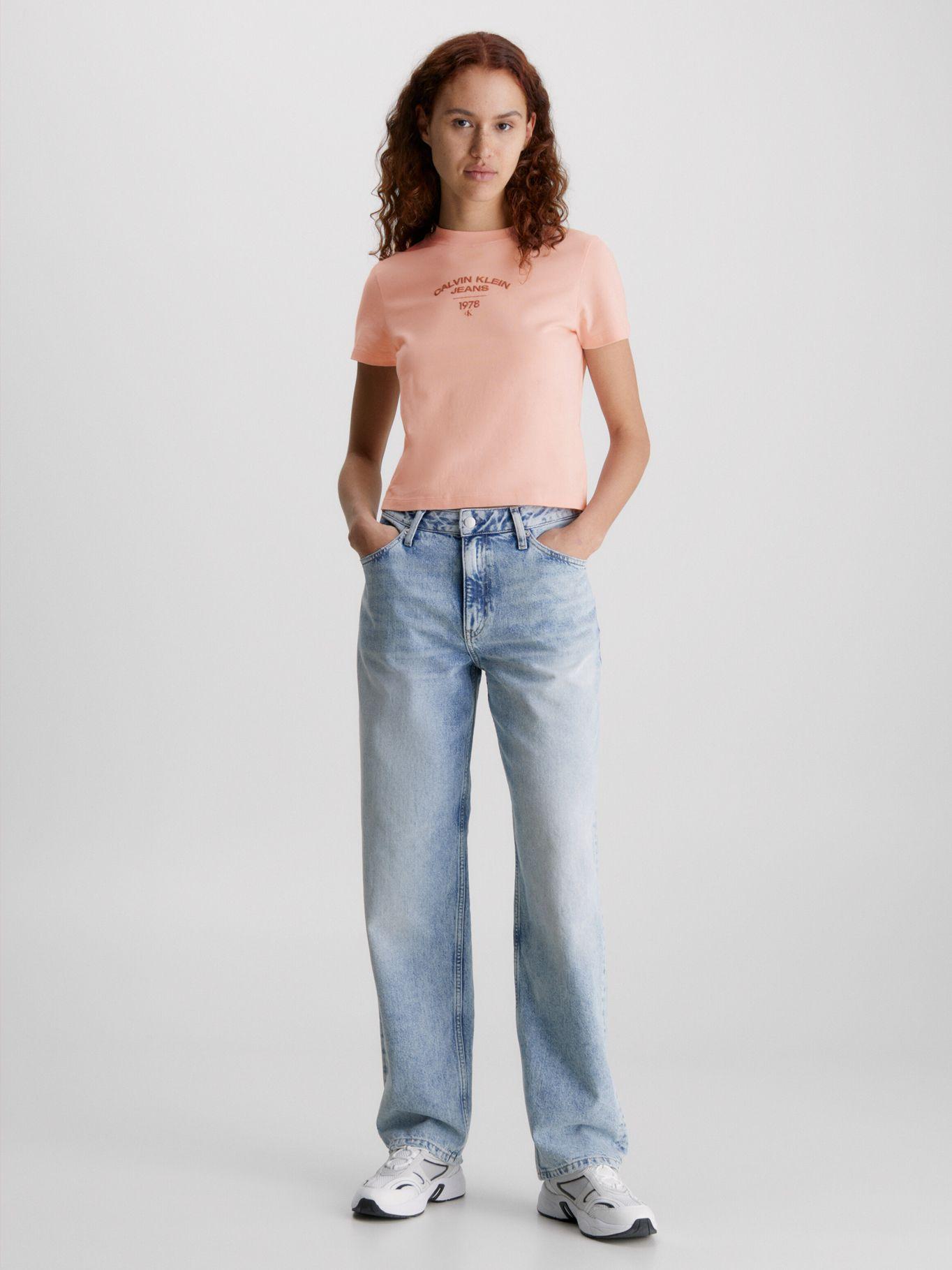 Polera Varsitys Baby Rosado Calvin Klein-1