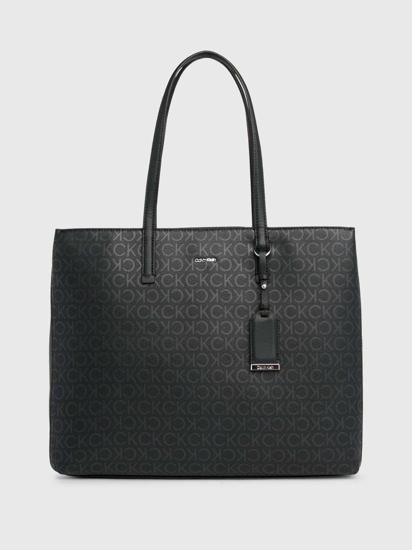 Cartera Shopper Ck Must Epi Mono Negro Calvin Klein-0