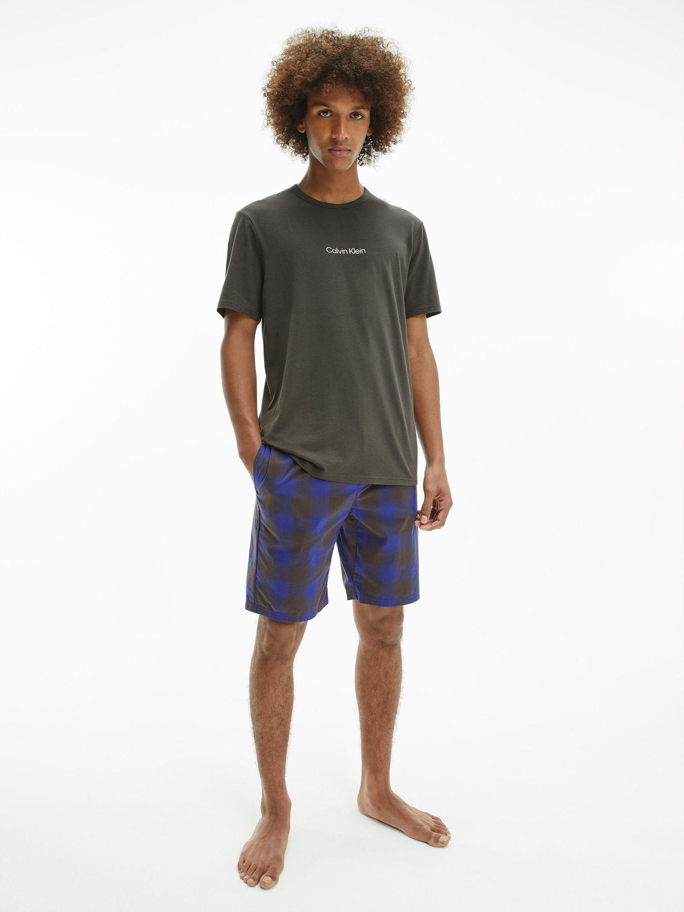 Set Pijama Structure Gris Calvin Klein-0