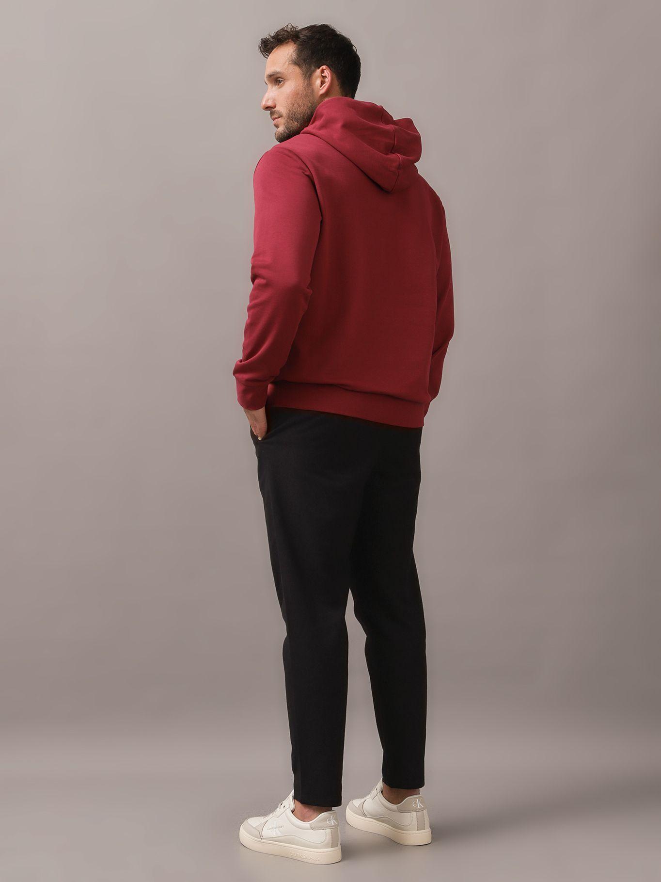 Polerón con Gorro Degrade Logo Rojo Calvin Klein-2