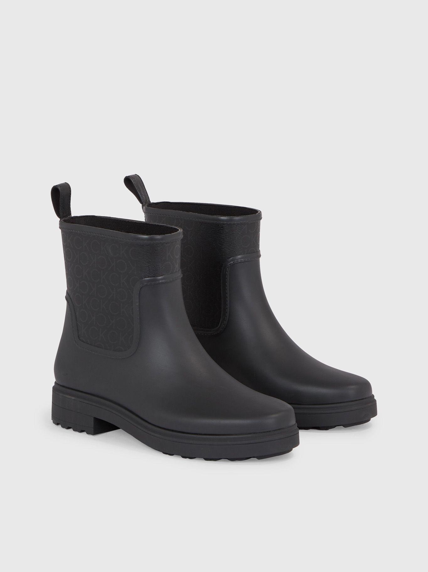 Botas Essential De Lluvia Negro Calvin Klein-0