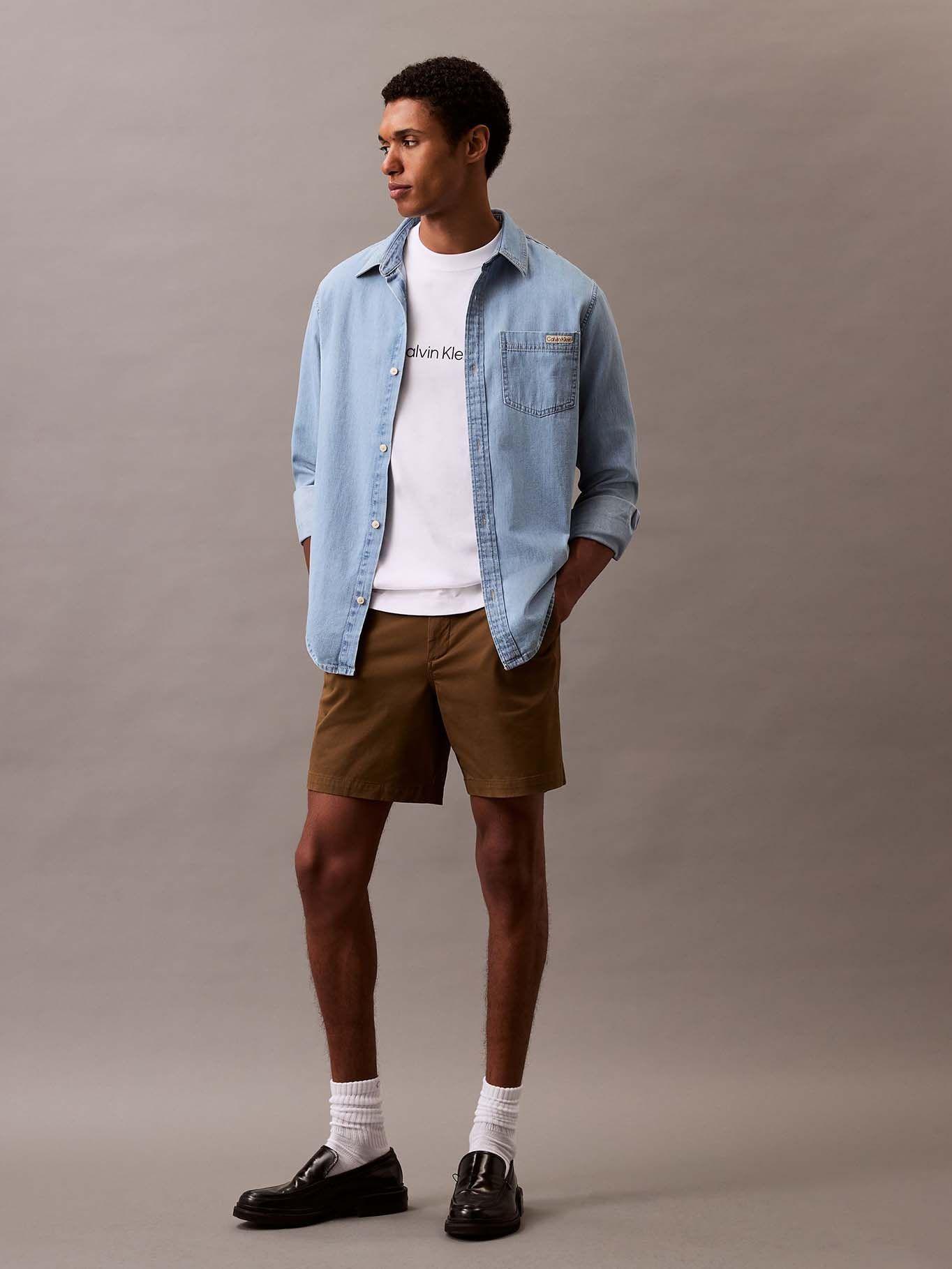 Polera Relaxed con Logo Blanco Calvin Klein-1