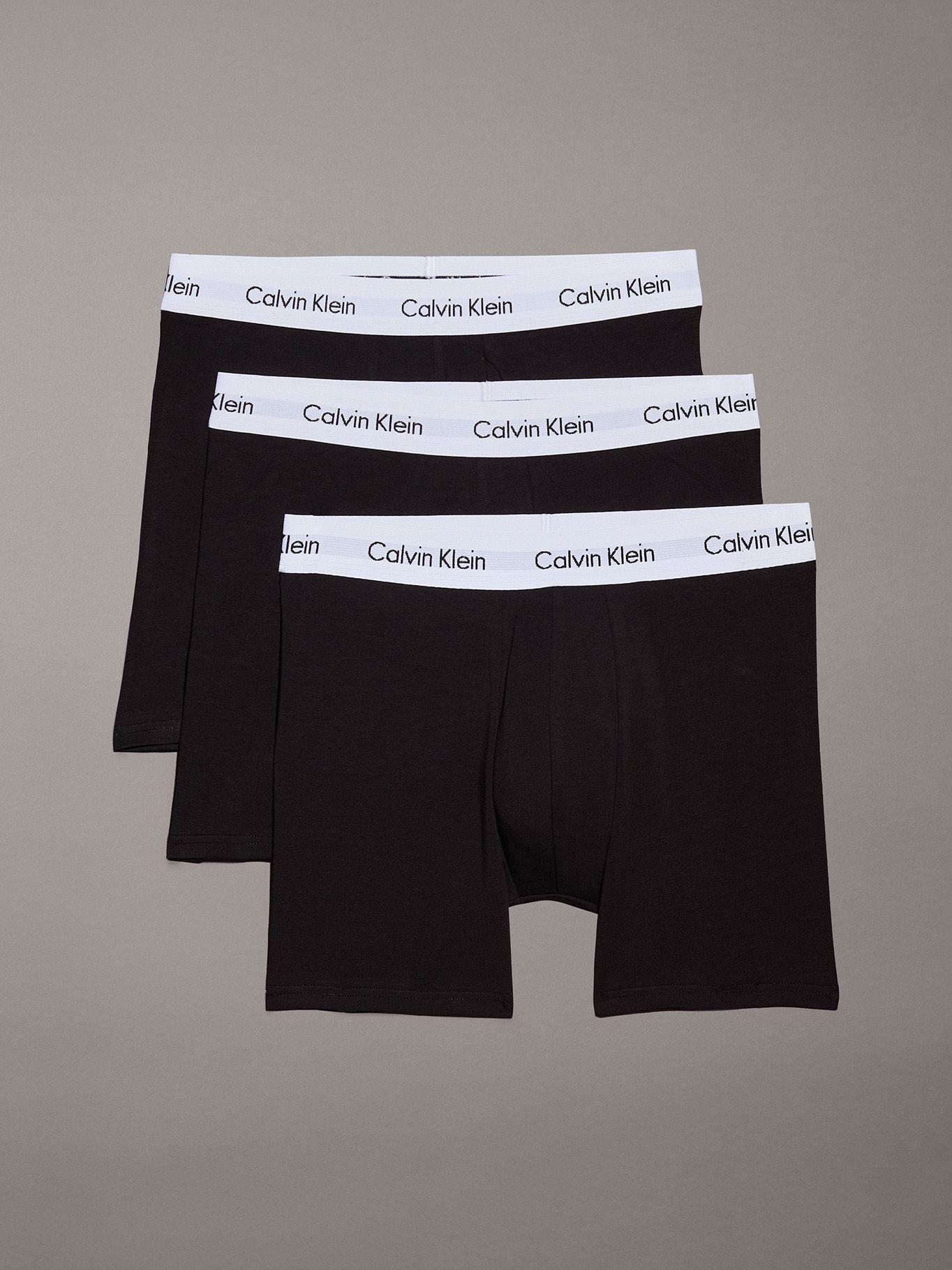 Pack 3 Bóxers Brief Cotton Stretch 001 Negro Calvin Klein-0