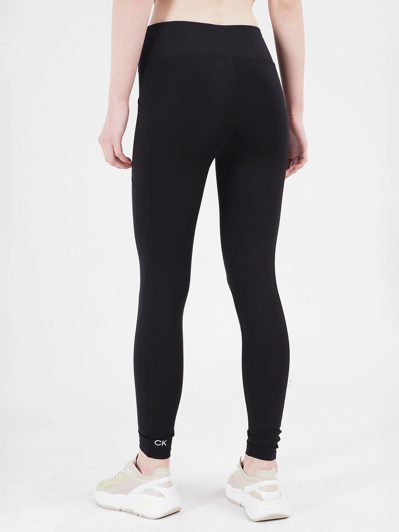 Leggings Sleek High Negro Calvin Klein-1