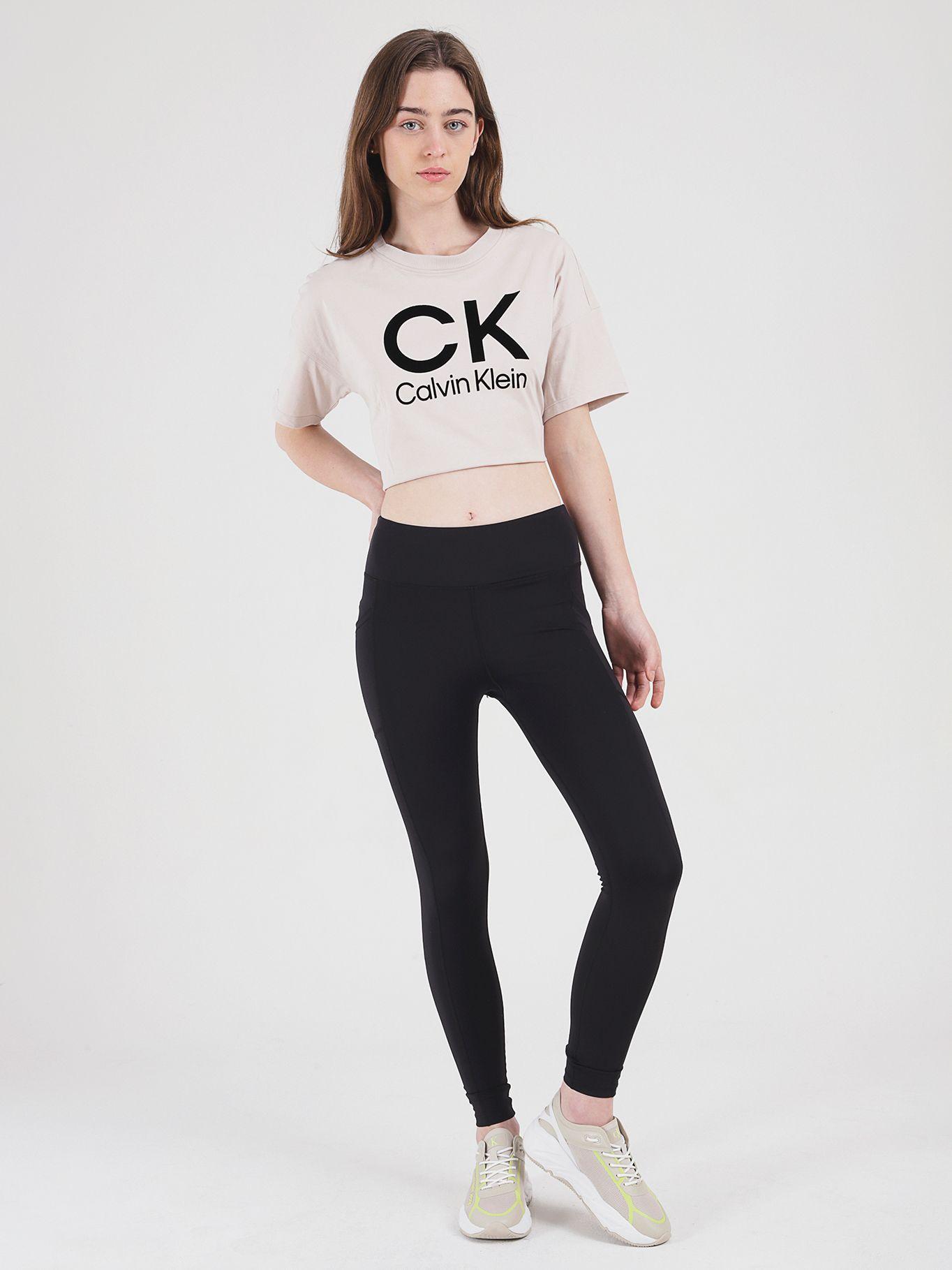 Leggings Sleek High Negro Calvin Klein-2