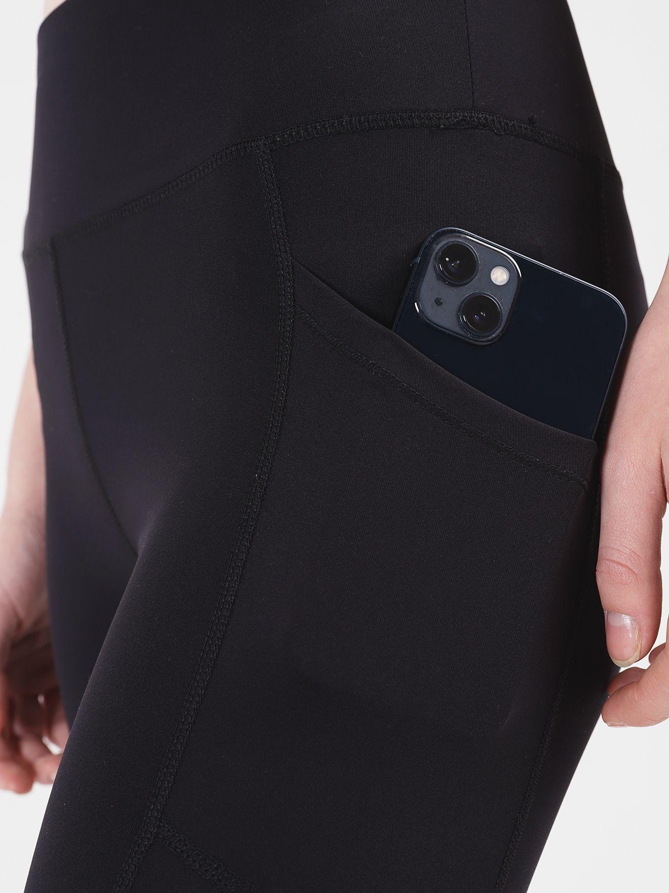 Leggings Sleek High Negro Calvin Klein-3