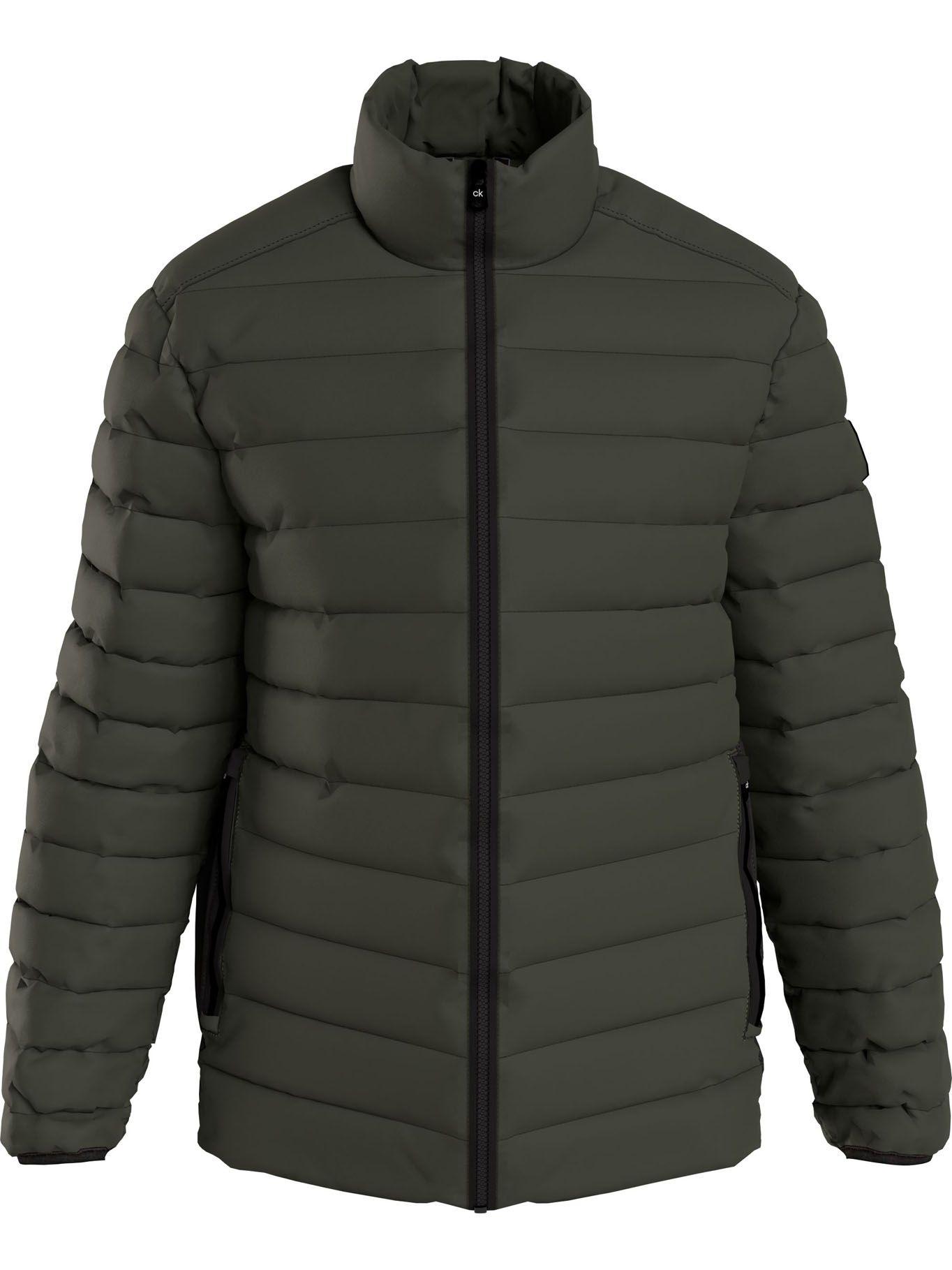 Parka Recycled Side Logo Verde Calvin Klein-0