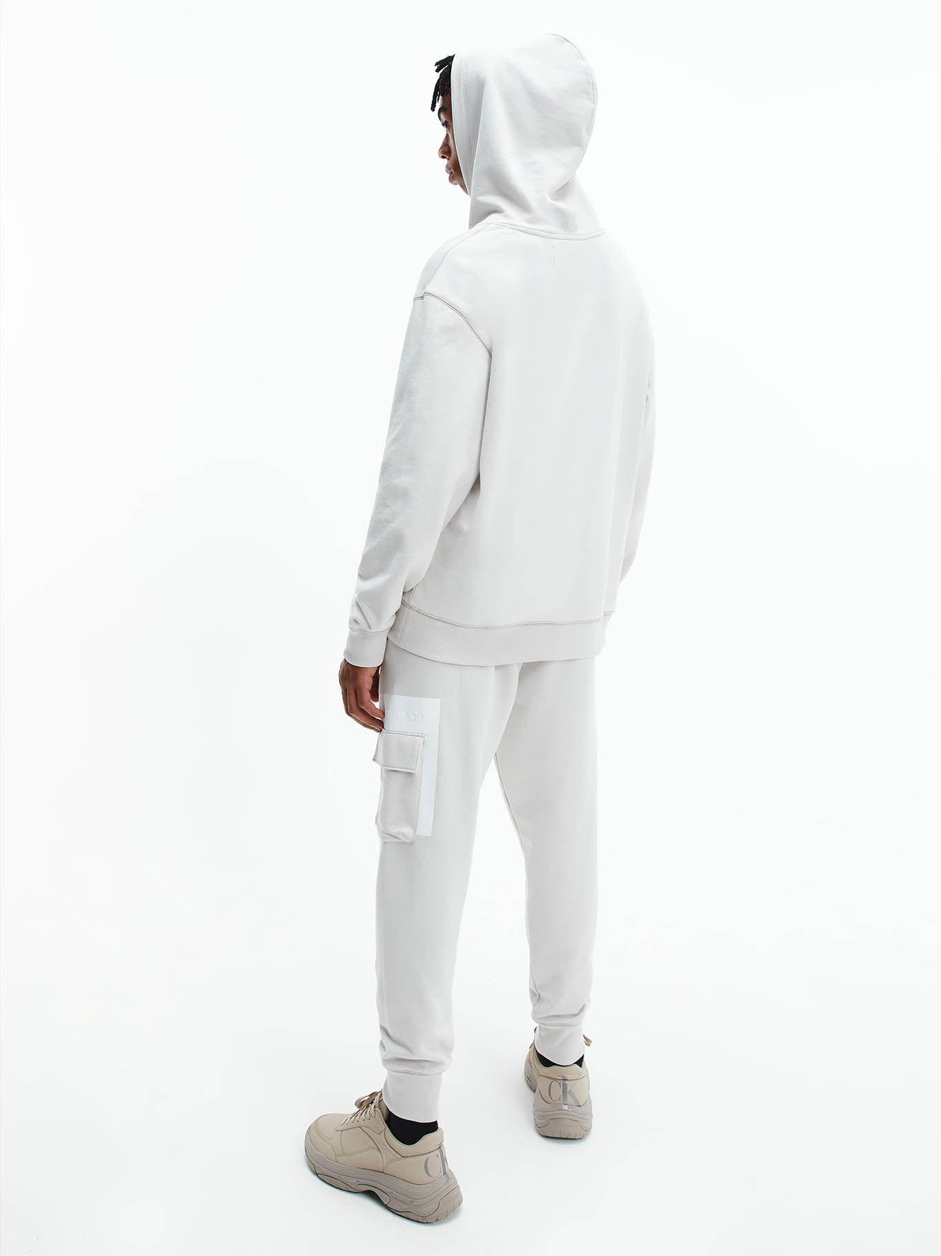 Hoodie Blocking Gris Calvin Klein-2