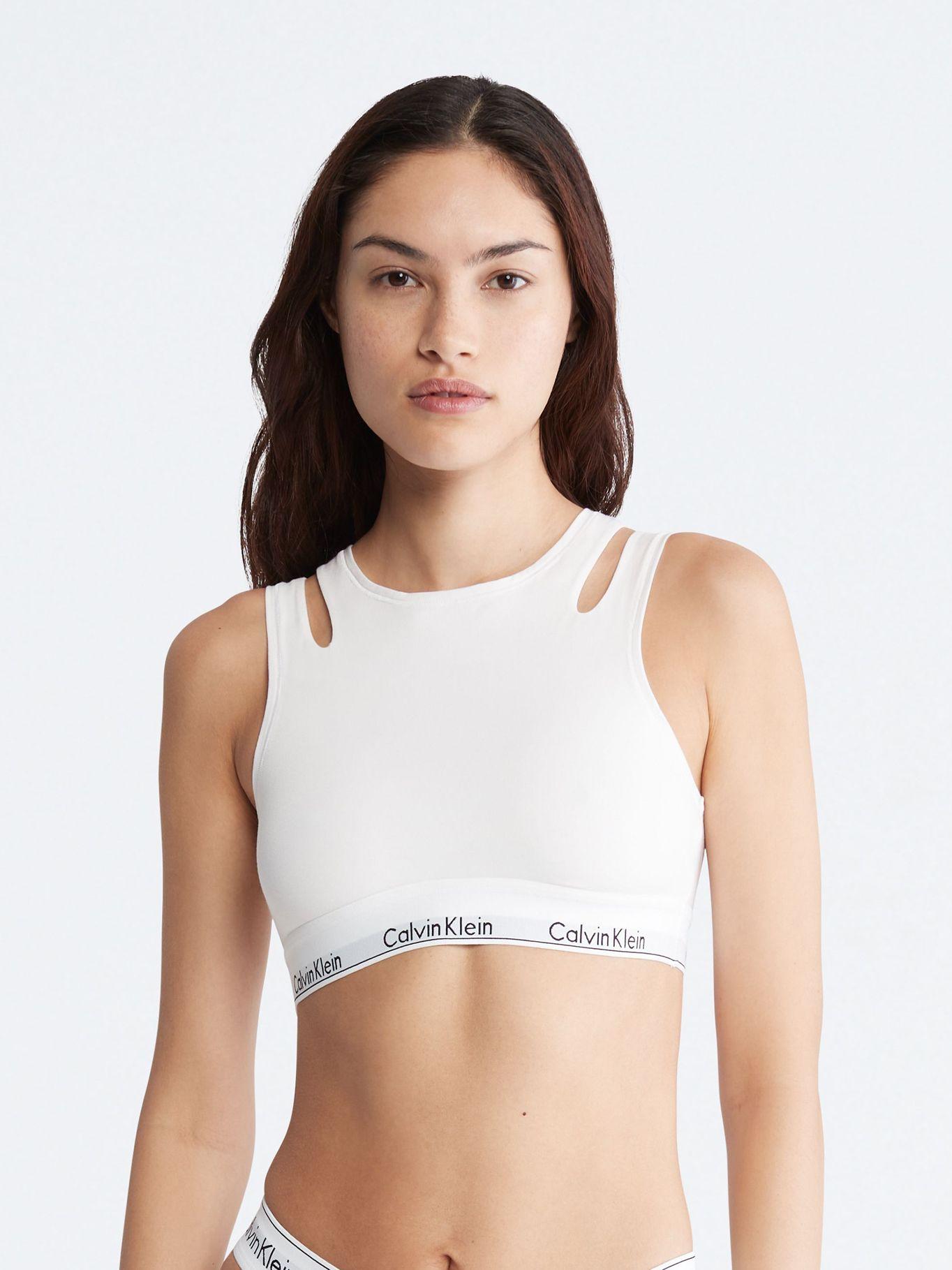Bralette CK Deconstructed Blanco Calvin Klein-0