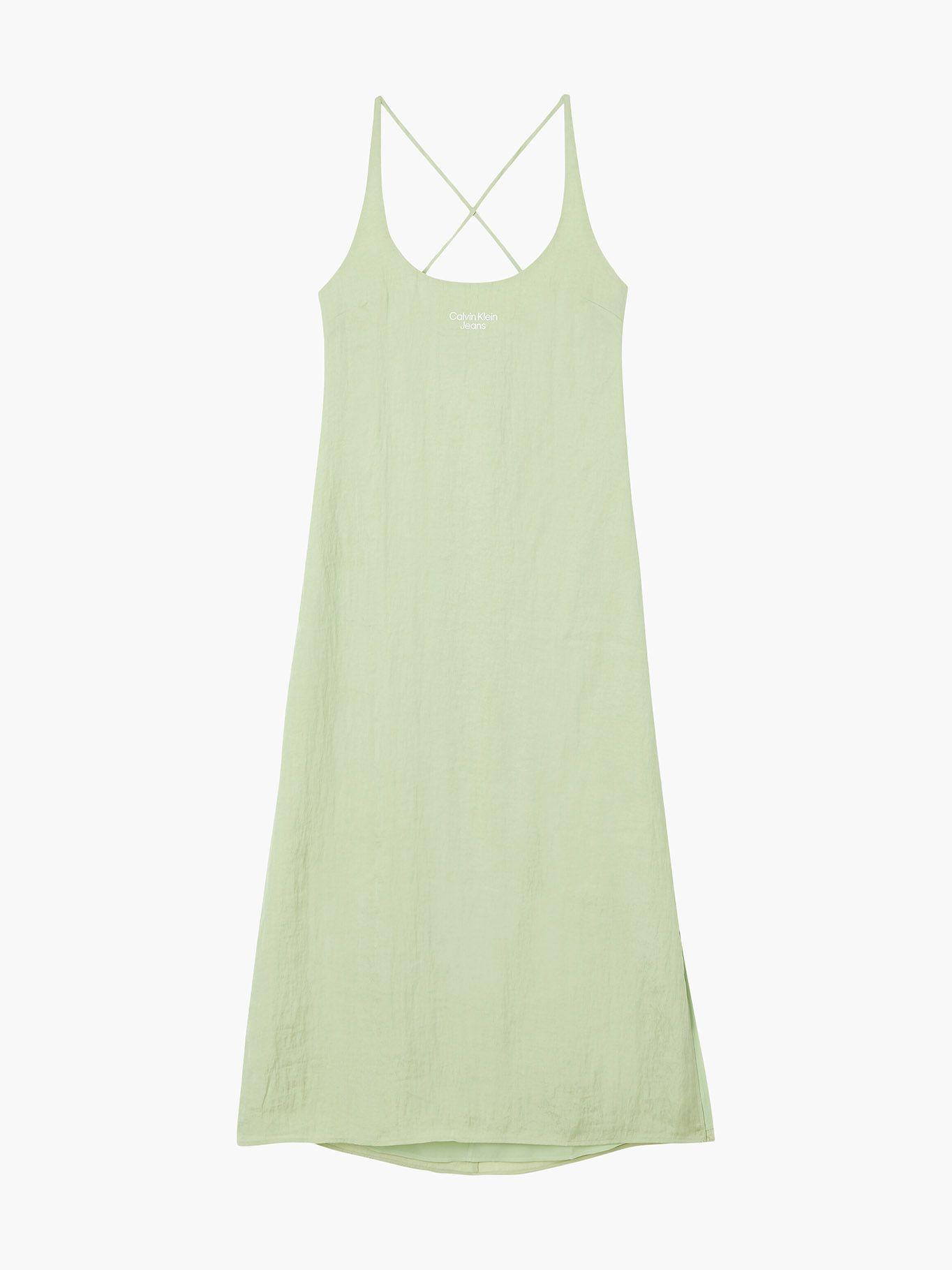 Vestido Maxi Glazed Verde Calvin Klein-4