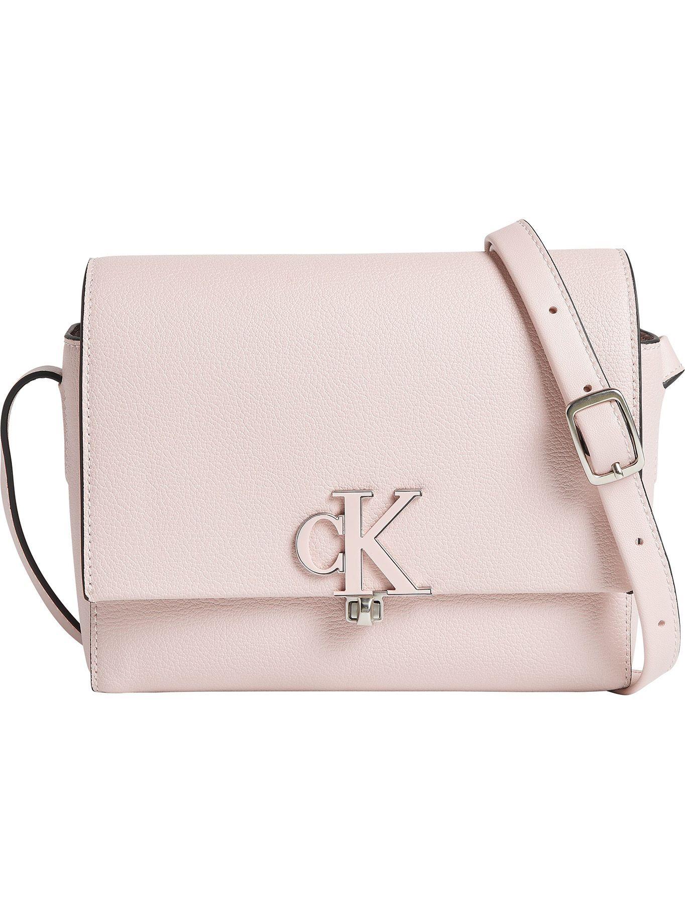 Cartera Xbody Minimal Monogram Rosa Calvin Klein-0