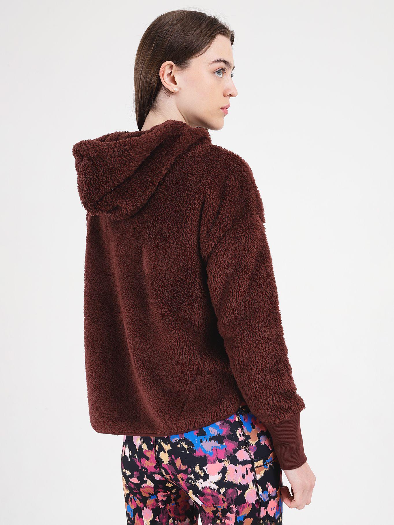 Polerón Drop Shoulder Café Calvin Klein-1