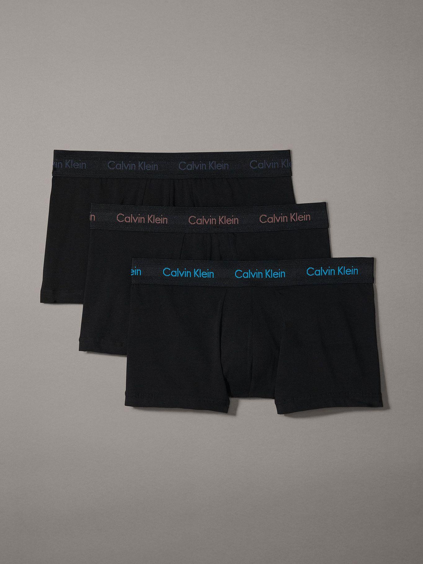 Pack 3 Bóxers Low Riseb Stretch Negro Calvin Klein-0