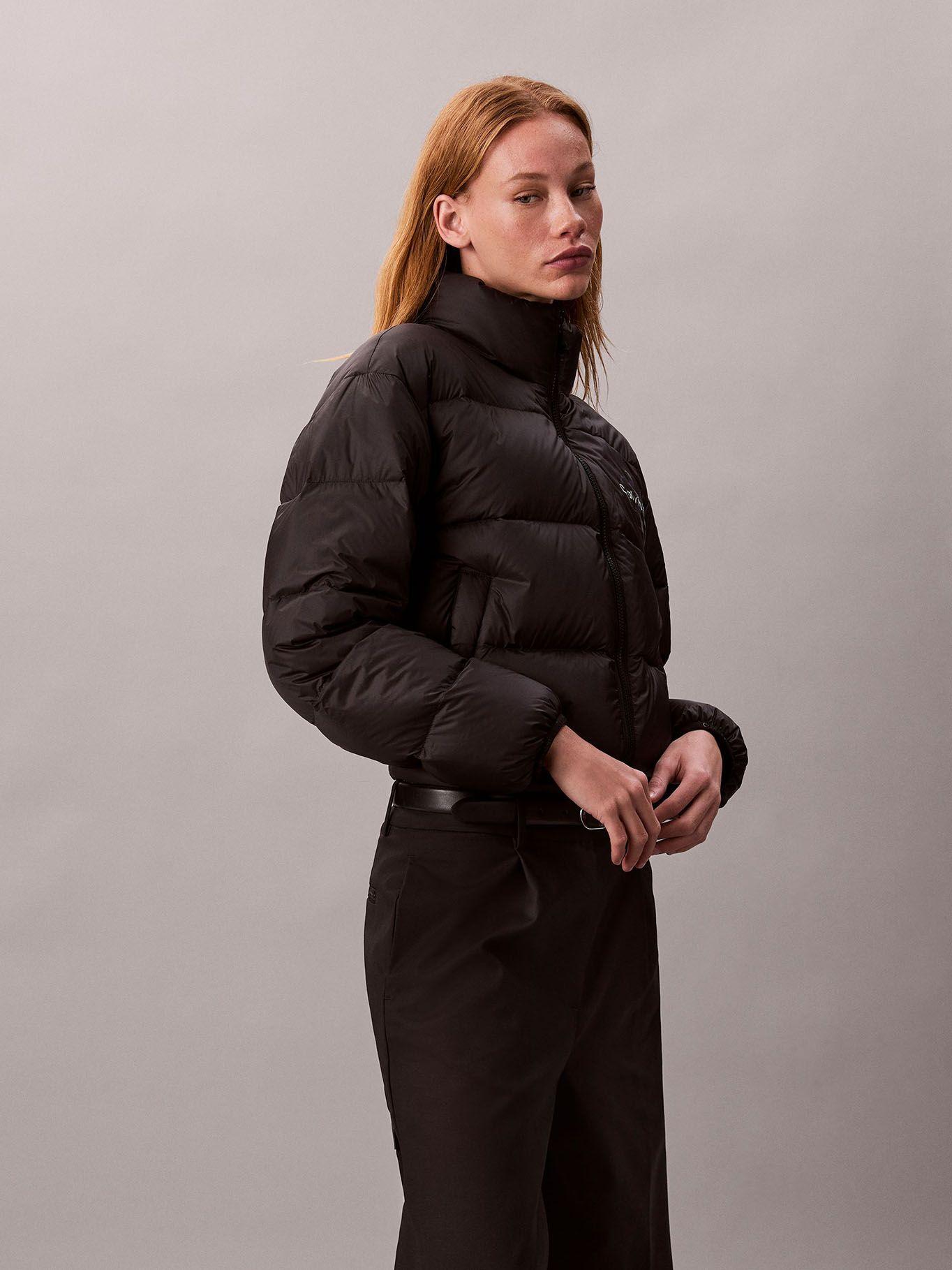 Parka Acolchada con Logo Gráfico Negro Calvin Klein-3