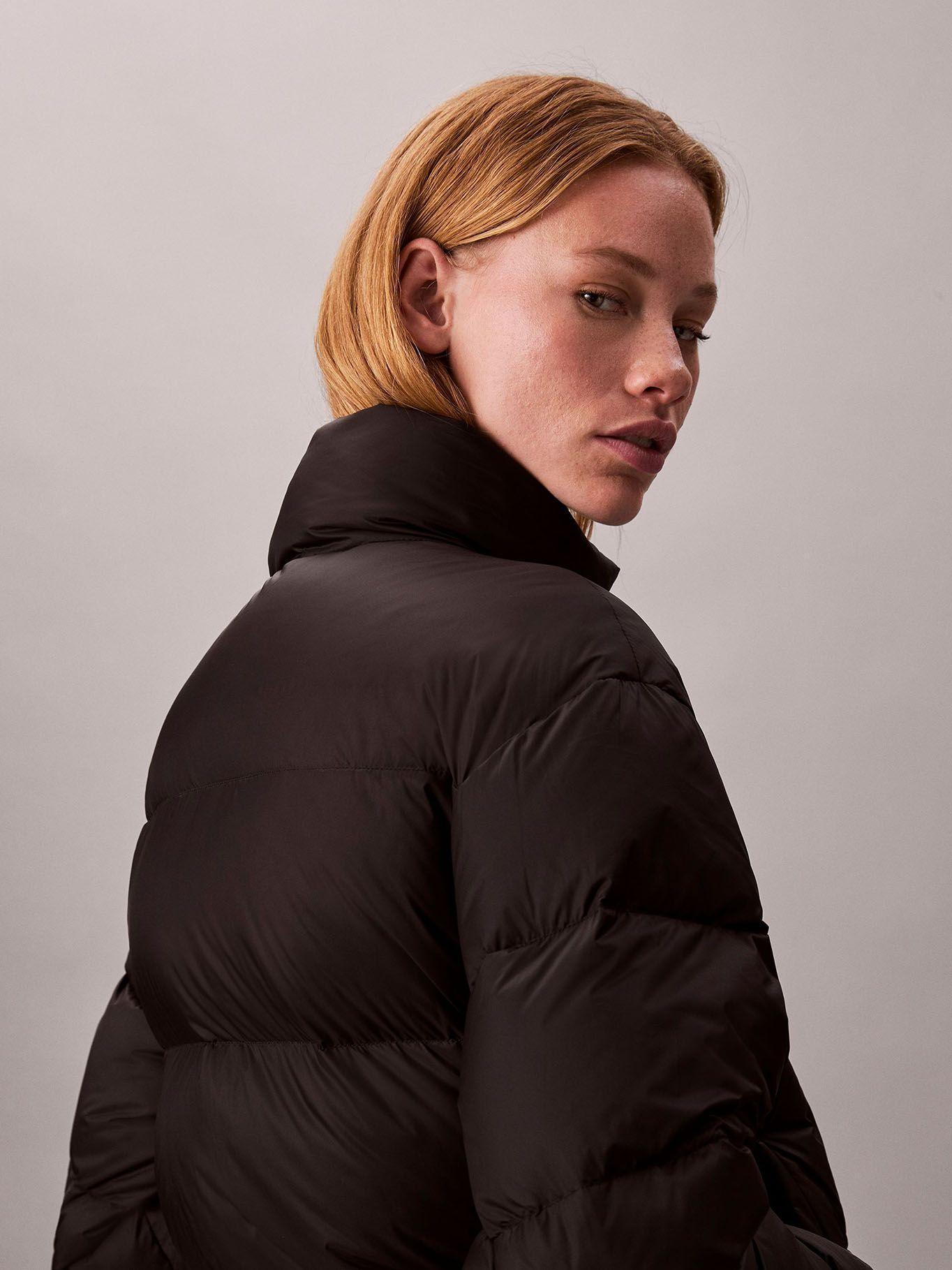 Parka Acolchada con Logo Gráfico Negro Calvin Klein-4