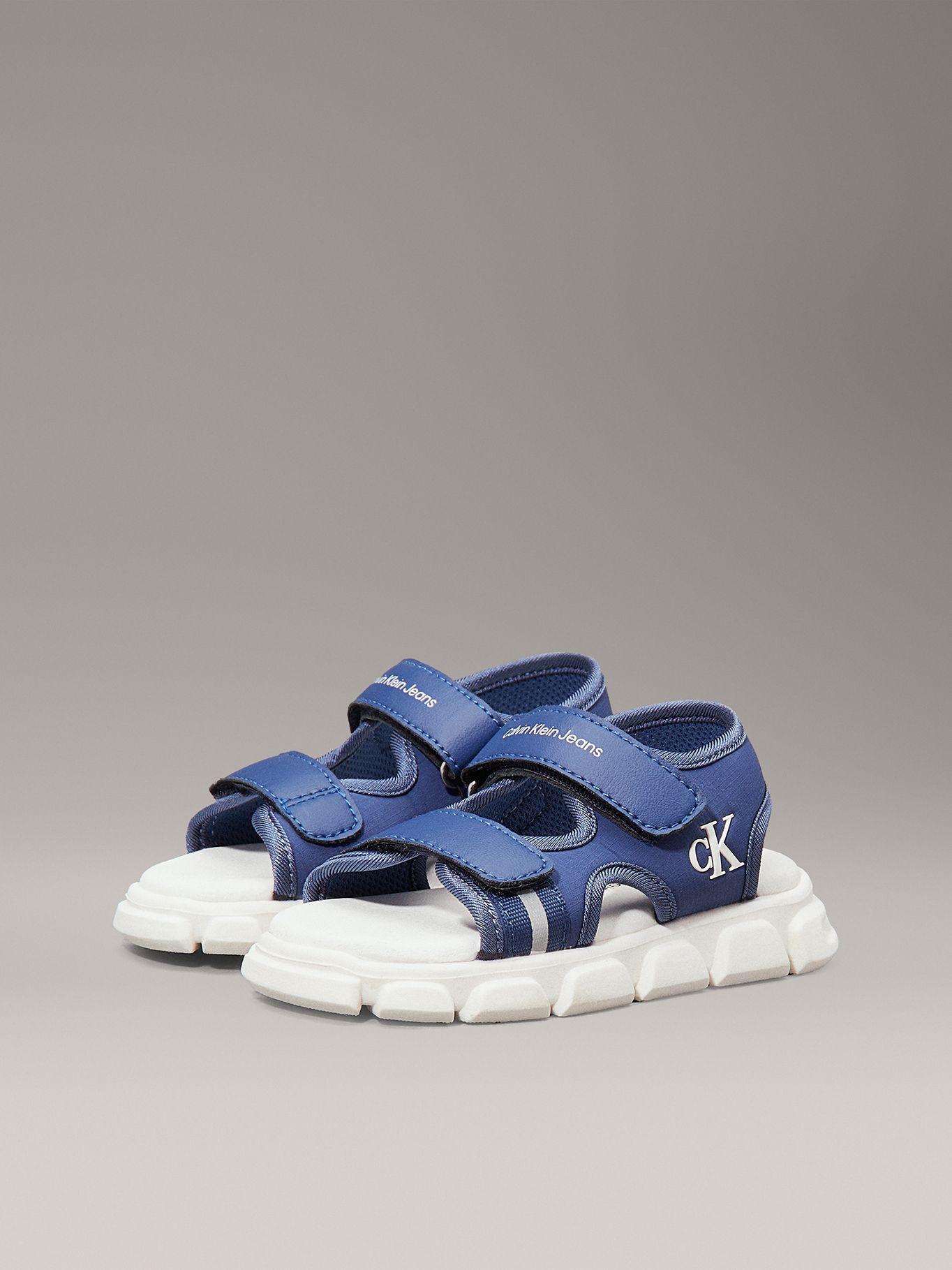 Sandalias Niño con Doble Velcro Azul Calvin Klein-0
