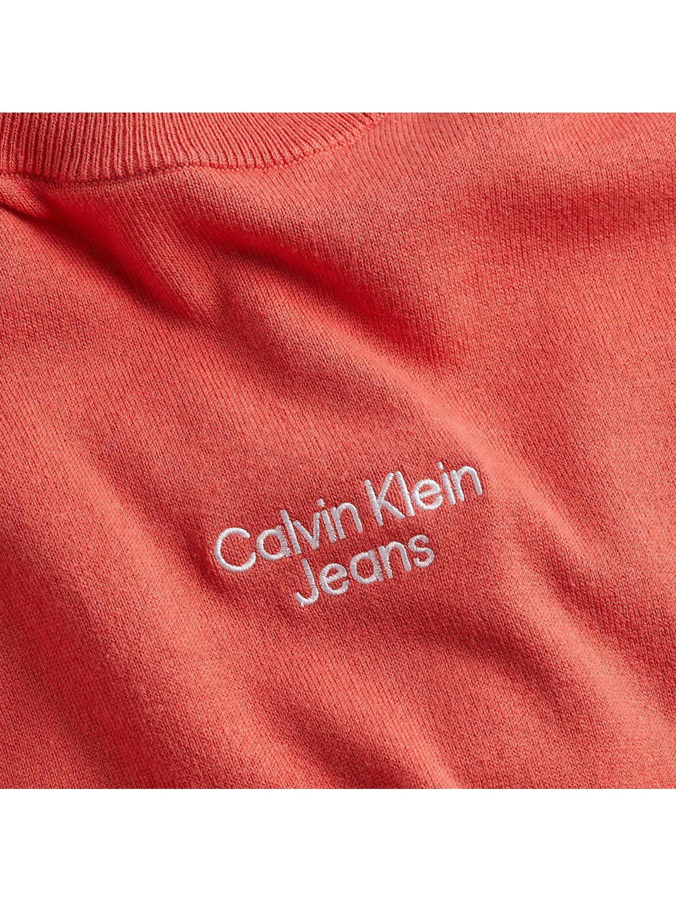 Suéter Stacked Coral Calvin Klein-1