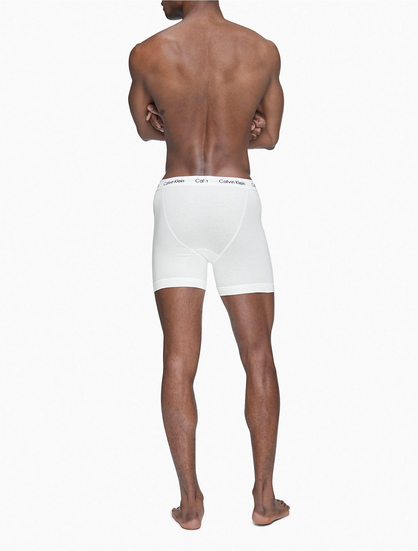 Boxer Cotton Stretch - Boxer Brief 3Pk Blanco Calvin Klein-2