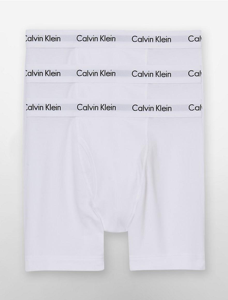Boxer Cotton Stretch - Boxer Brief 3Pk Blanco Calvin Klein-0