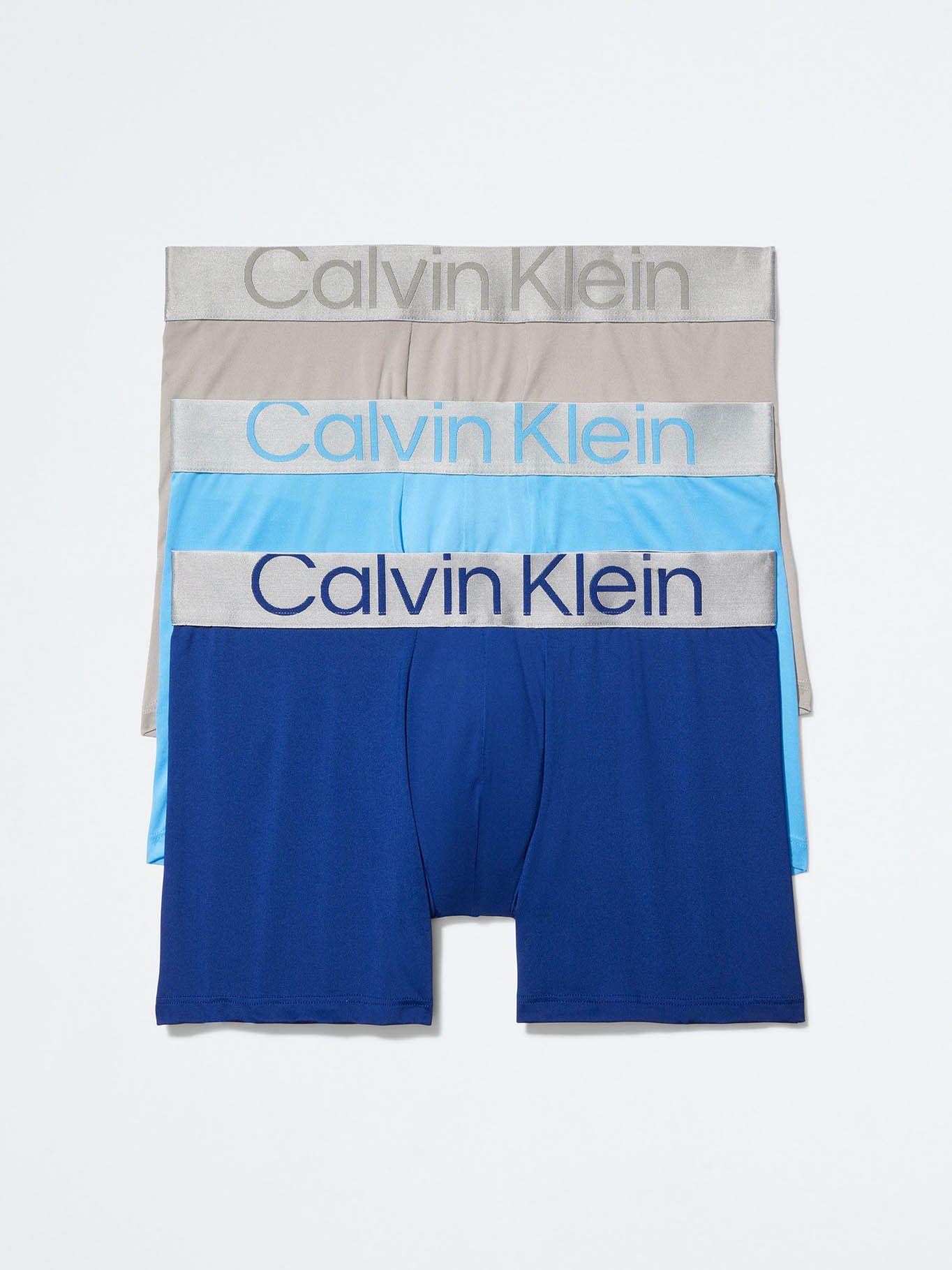 Paquete de 3 bóxer largo Azul Calvin Klein-0