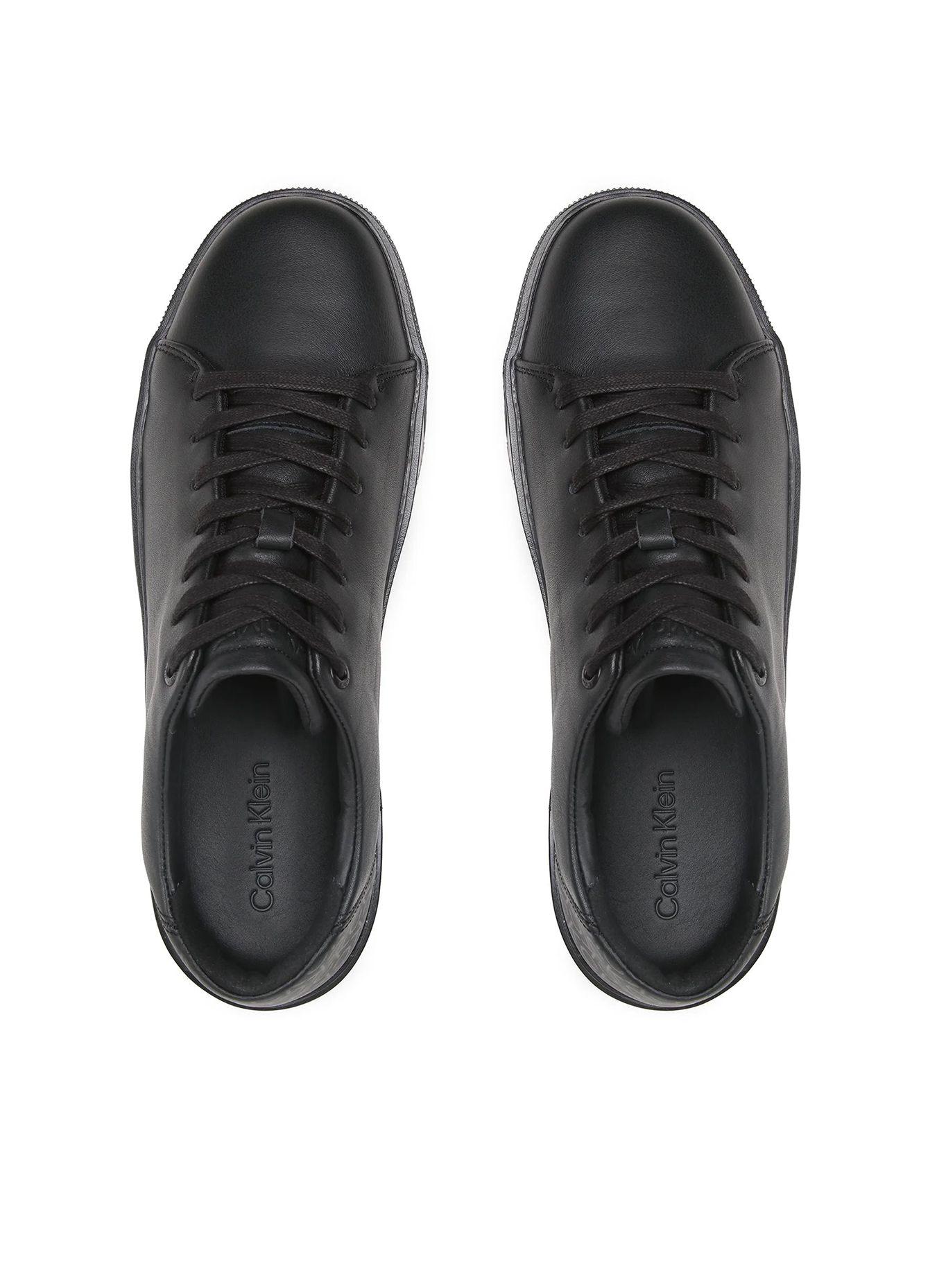 Zapatilla Low Lace Up Lth Mono Negro Calvin Klein-2