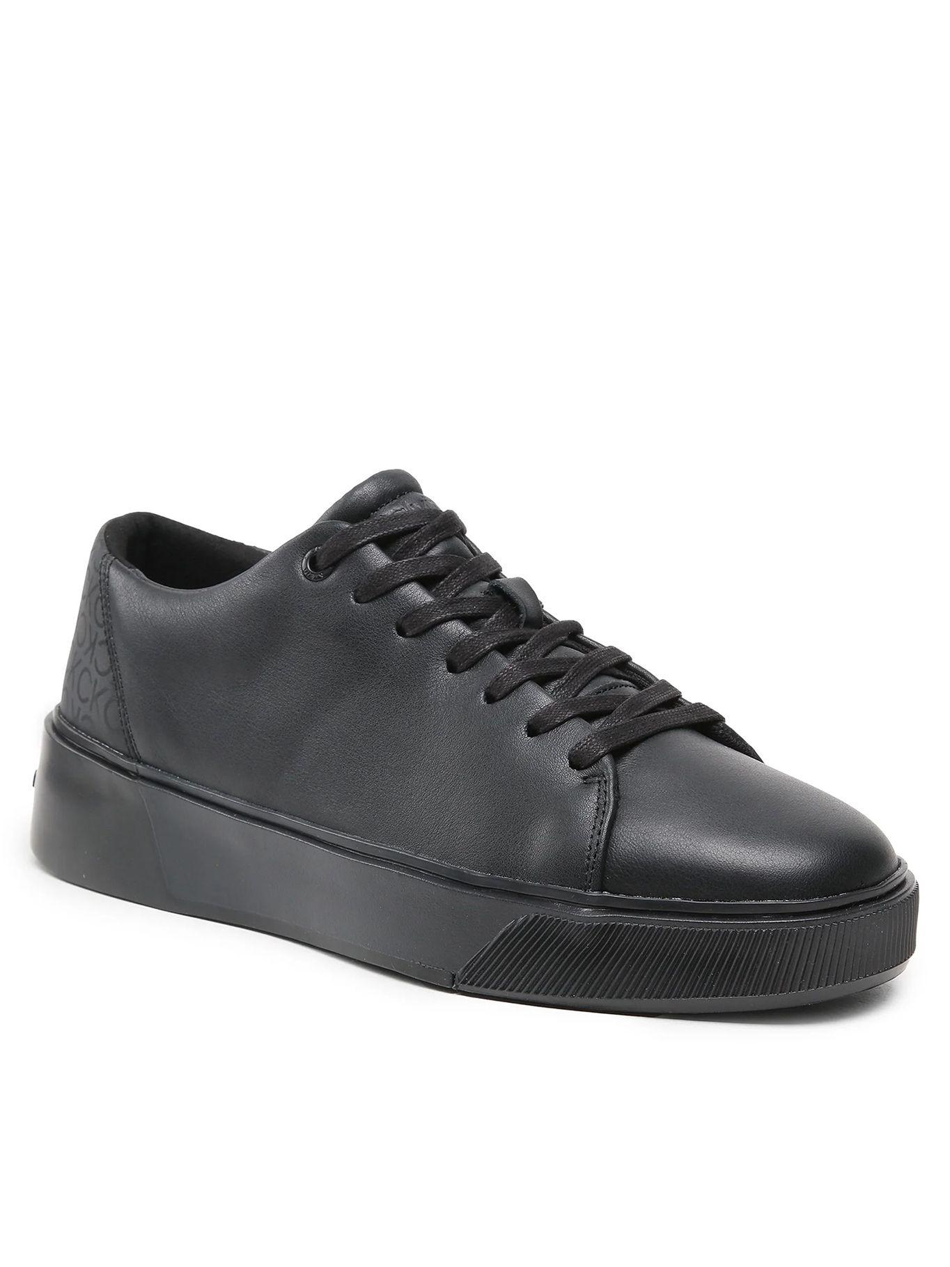Zapatilla Low Lace Up Lth Mono Negro Calvin Klein-0