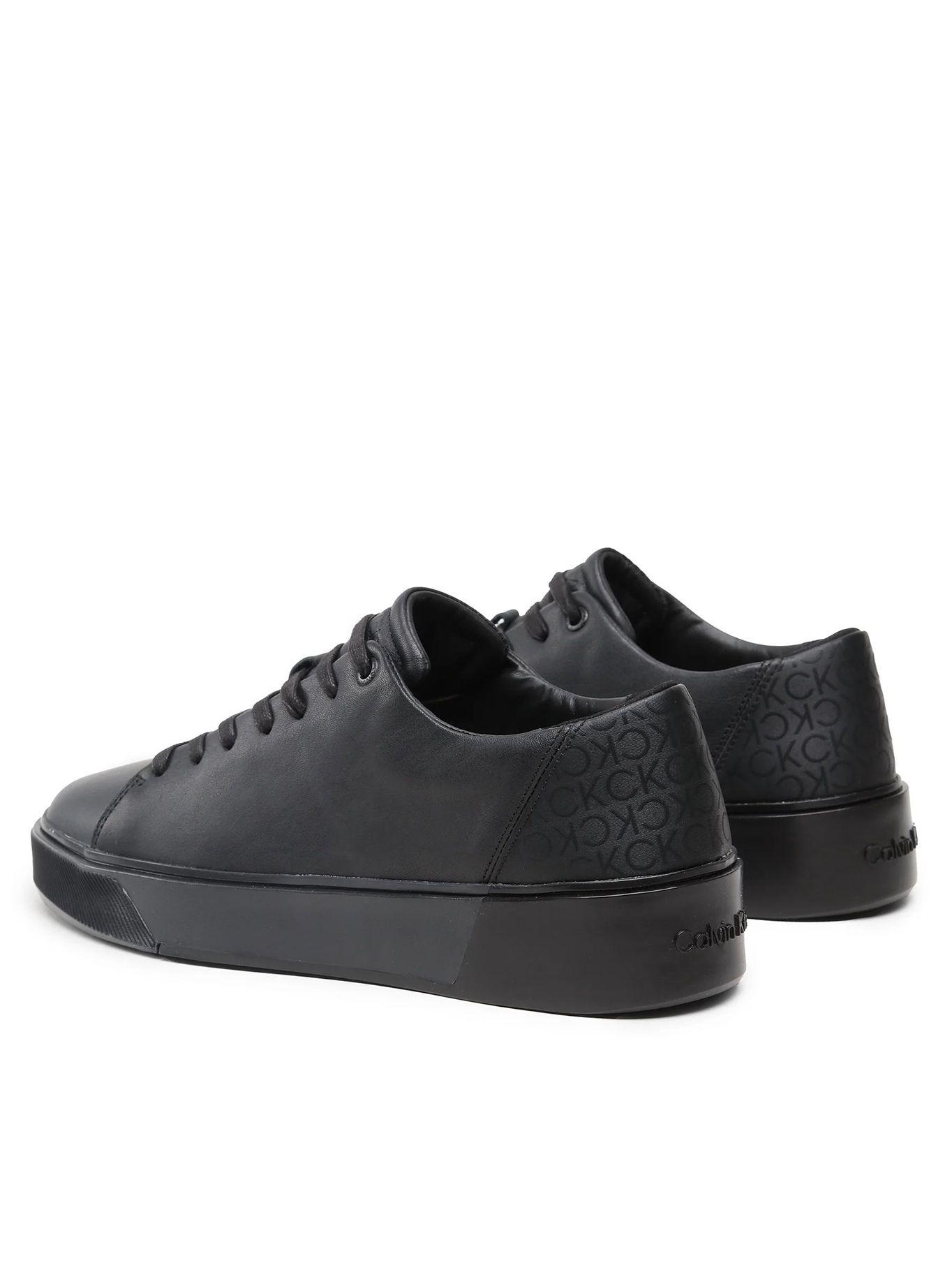 Zapatilla Low Lace Up Lth Mono Negro Calvin Klein-1