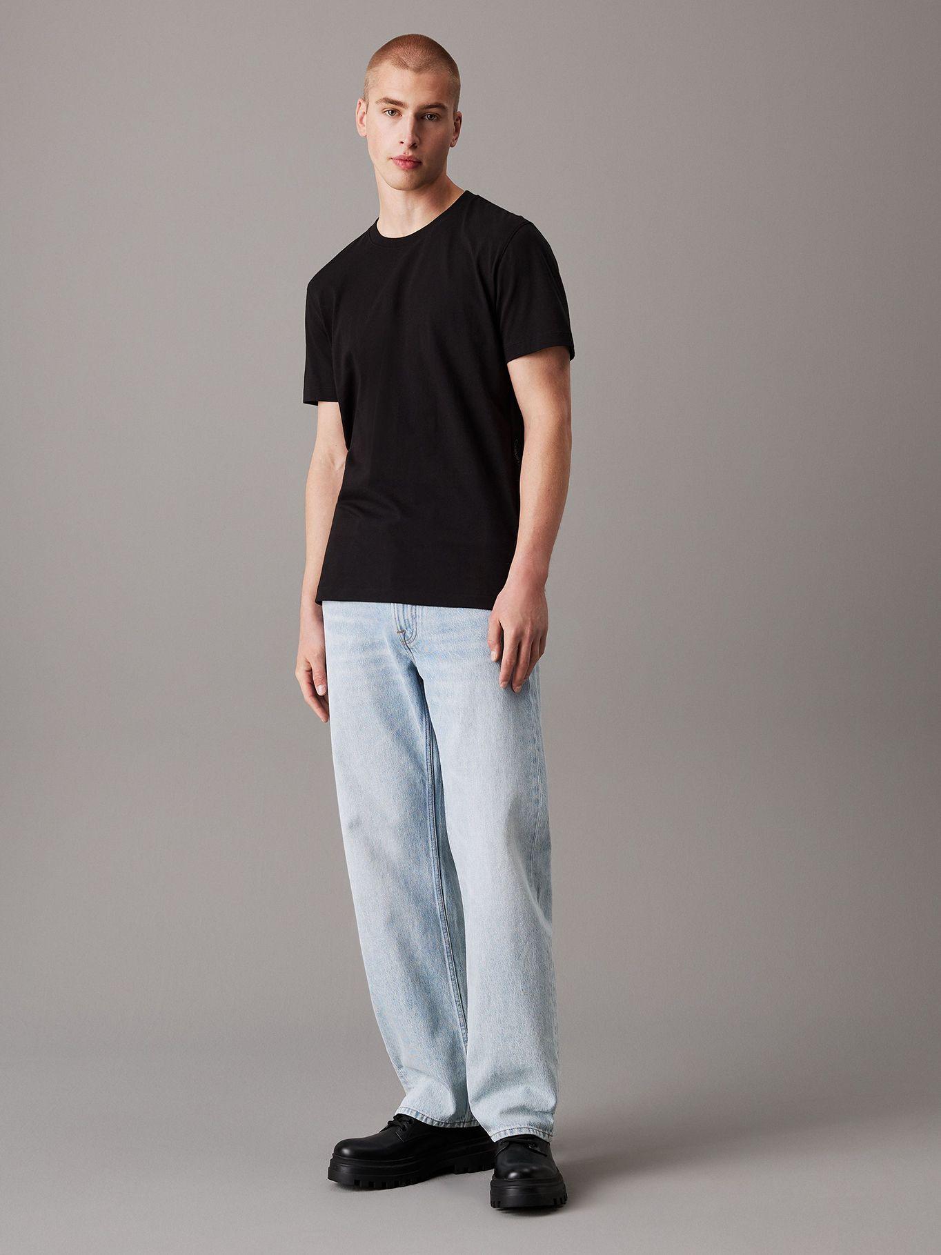 Polera Logo Tape BEH Negro Calvin Klein-1