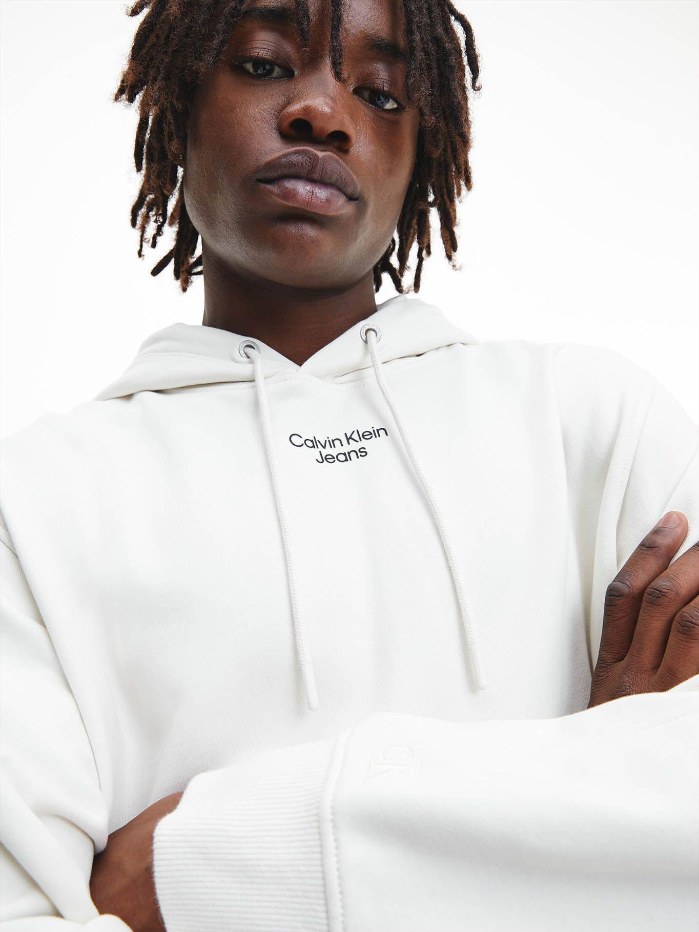 Sudadera holgada con capucha Blanco Calvin Klein-3