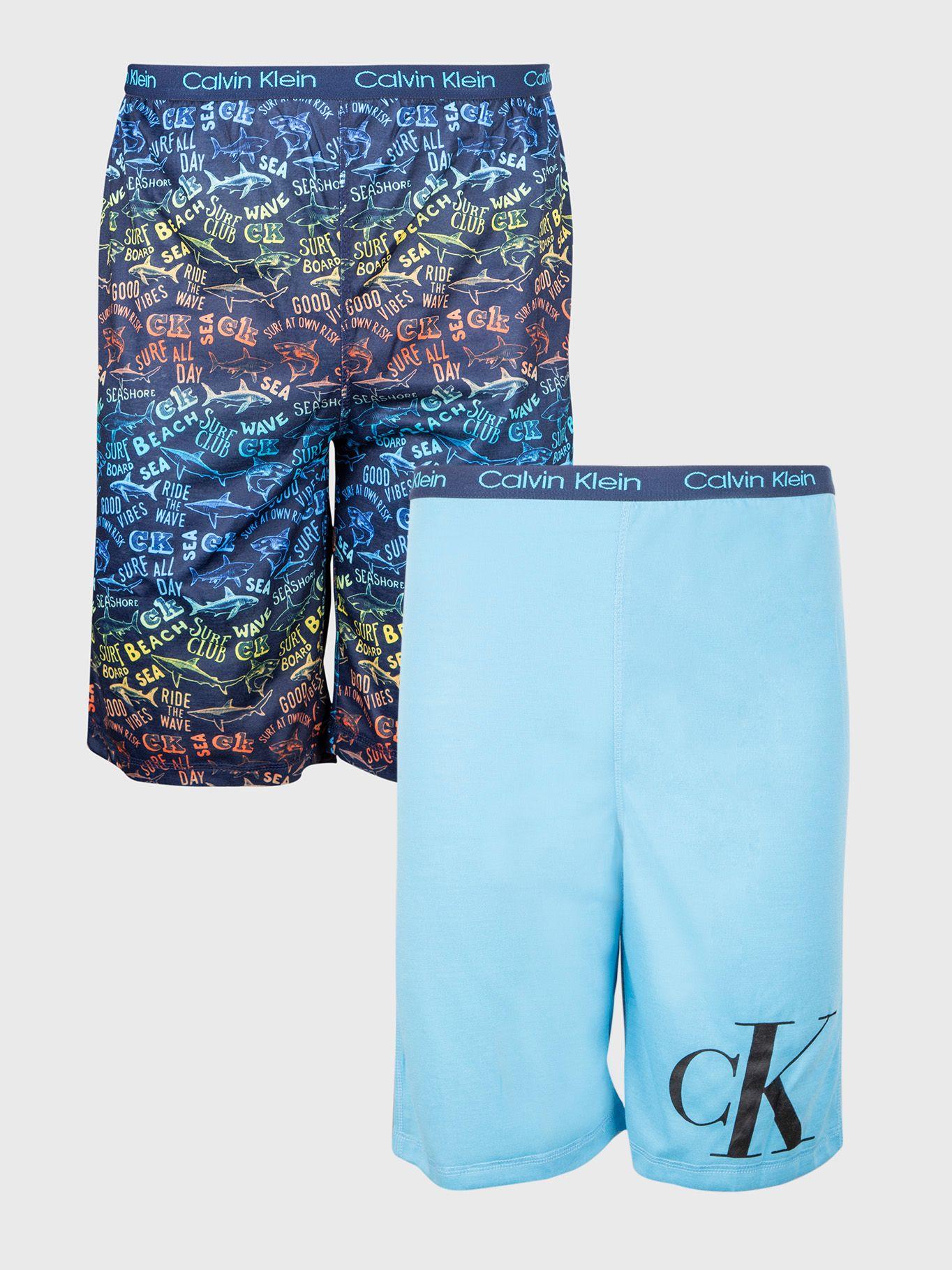 Pijama Niño Set 2 Piezas Azul Calvin Klein-0