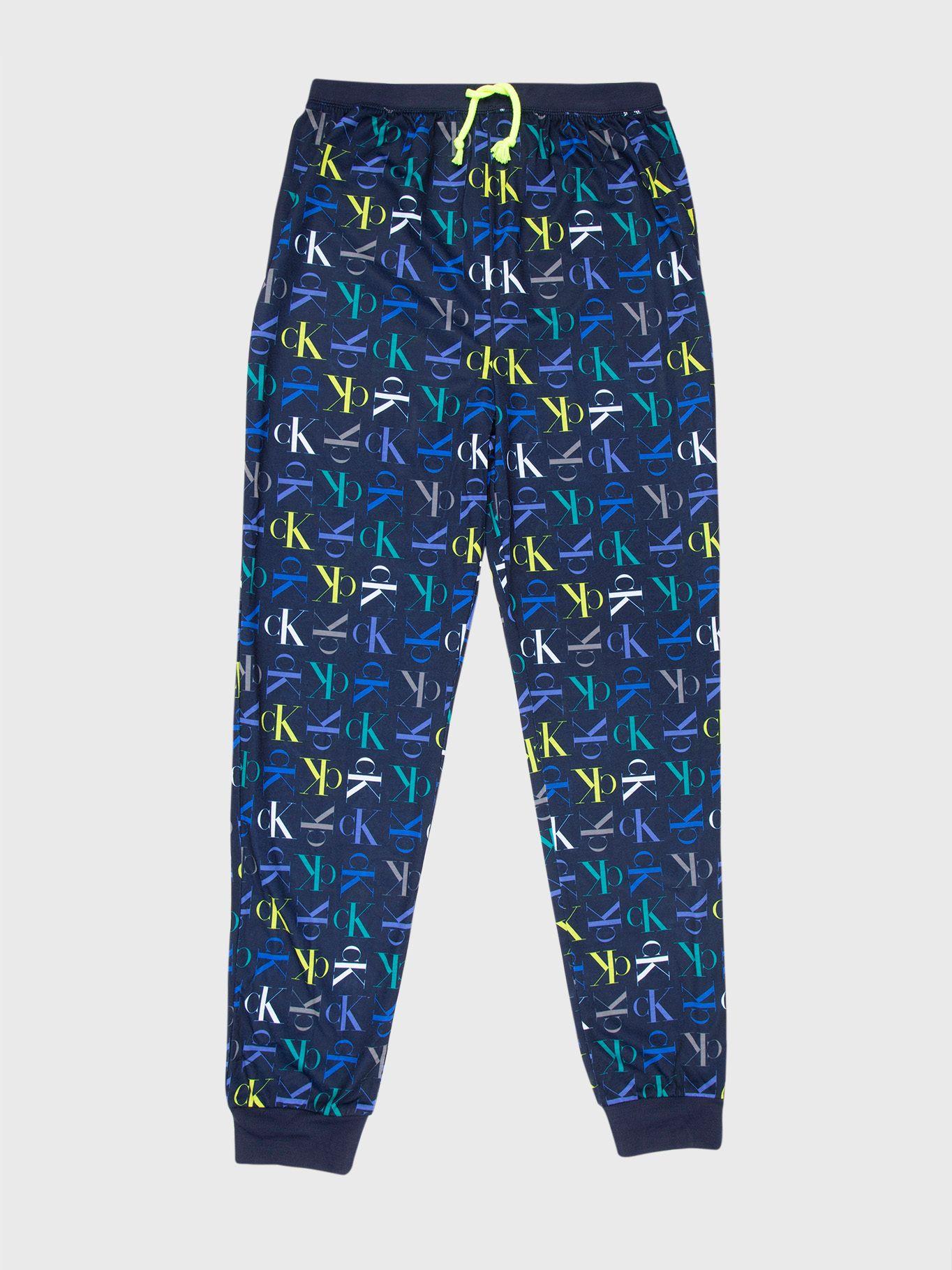 Pijama Niño Set 3 Piezas Azul Calvin Klein-2