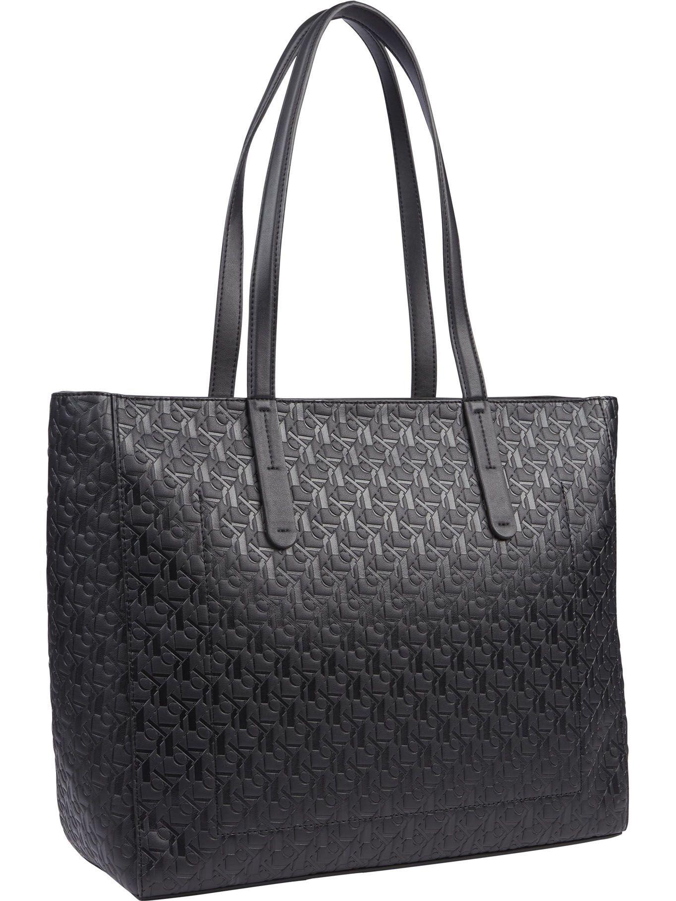 Cartera Shopper CKJ Sculpted Negro Calvin Klein-1